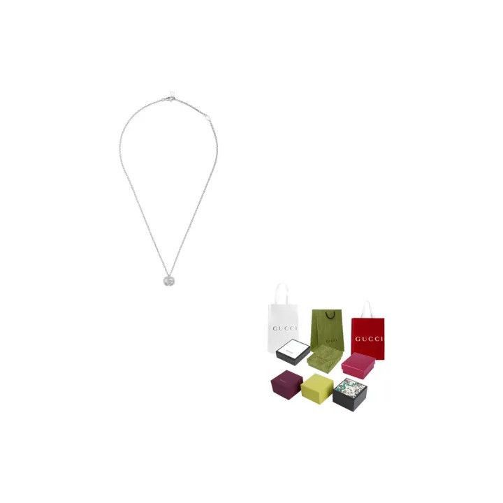 Gucci Gucci Double G Silver Necklace for Women-2507 Size ONE SIZE - 3 Thumbnail
