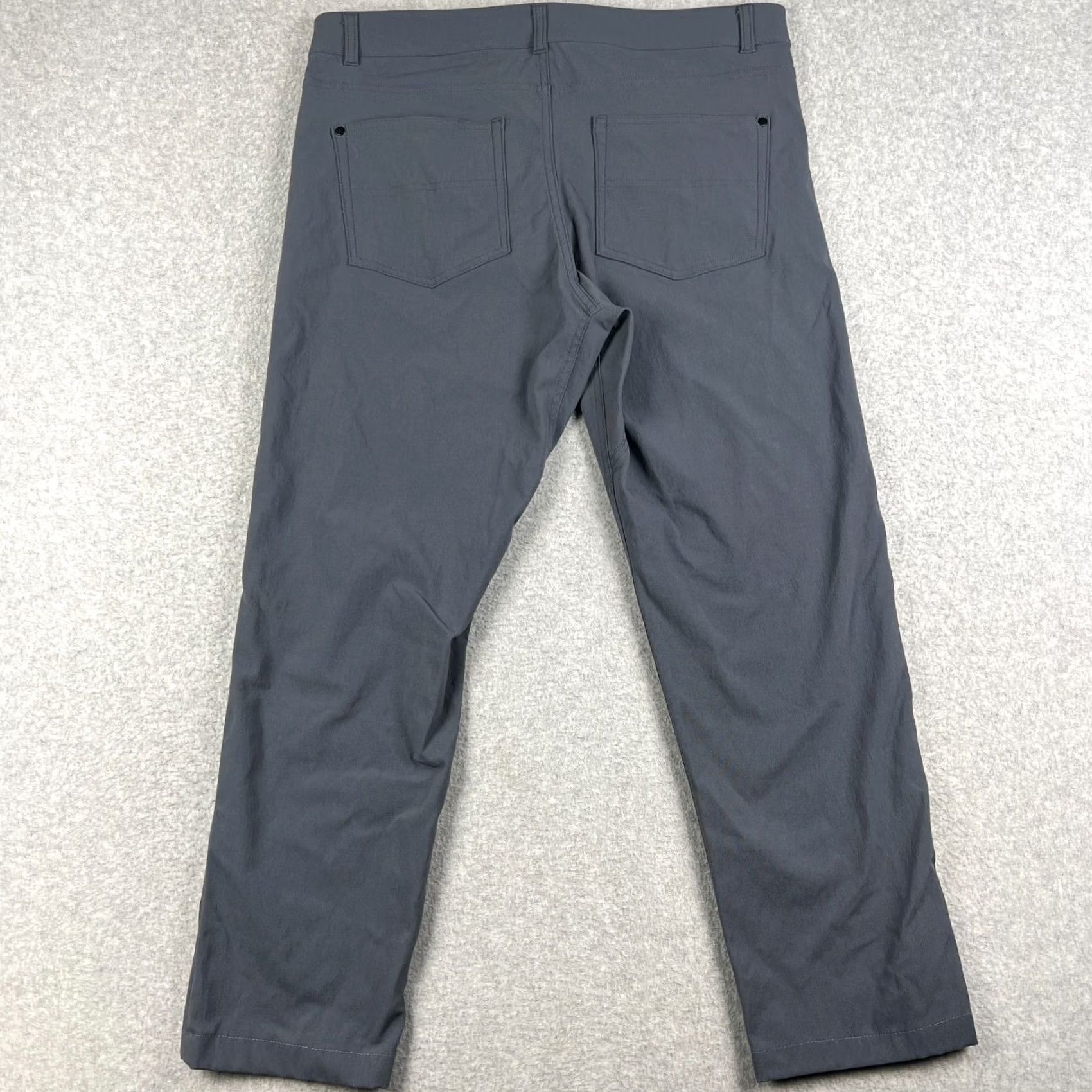 Vintage Western Rise AT Pants Mens 36x28 Grey Stretch Tech Chino Hiking Outdoors Size US 36 / EU 52 - 2 Thumbnail