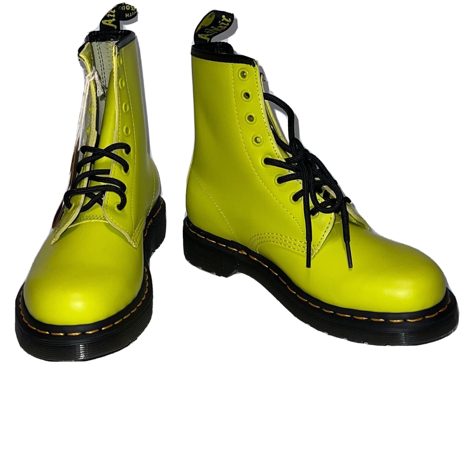 Dr. Martens Dr Martens 1460 8 Eye Combat Boots Yellow Women's Size 7 Size US 7 / IT 37 - 6 Thumbnail