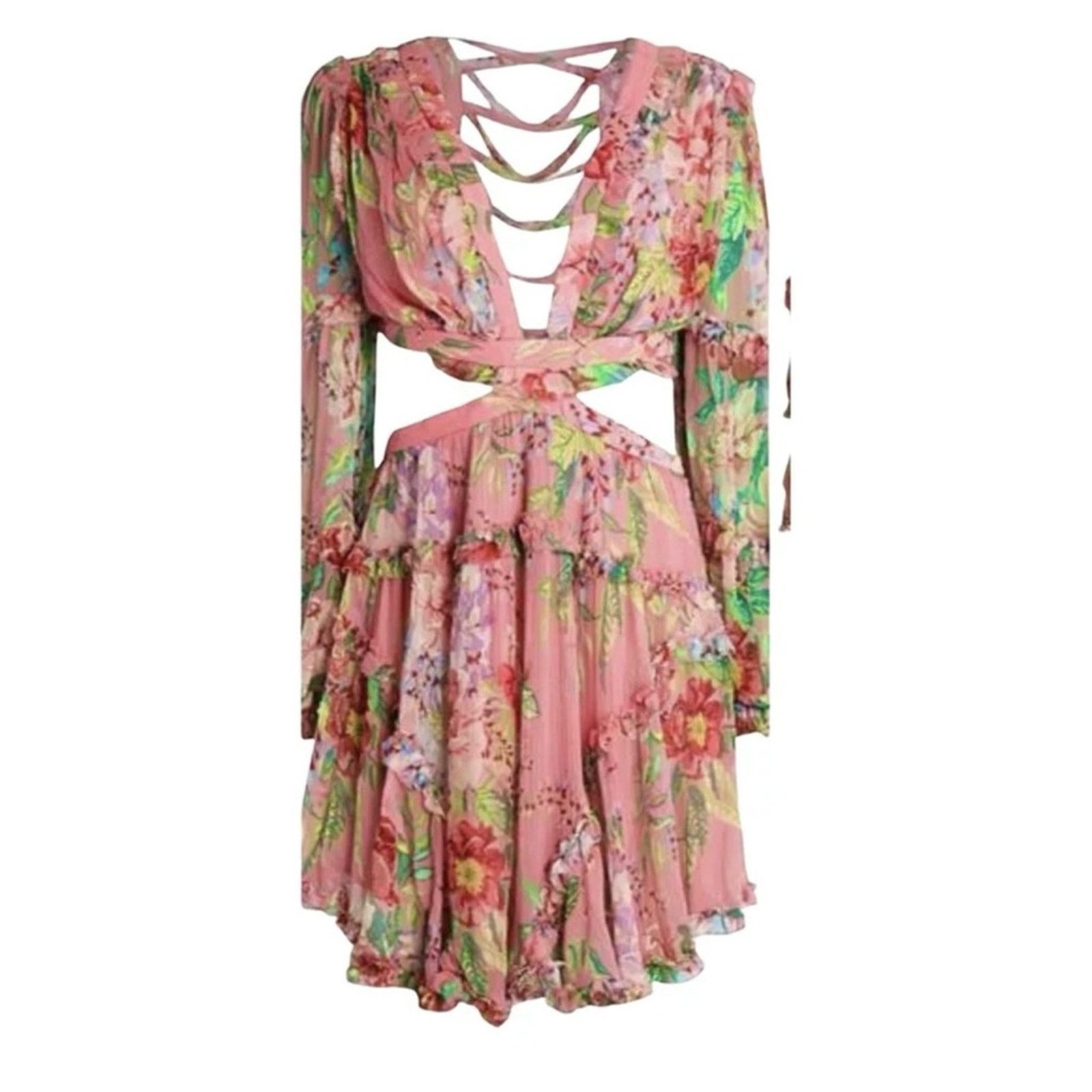 Zimmermann Zimmermann Bellitude Floating Silk Floral Dress Size 0 Size XS / US 0-2 / IT 36-38 - 5 Thumbnail