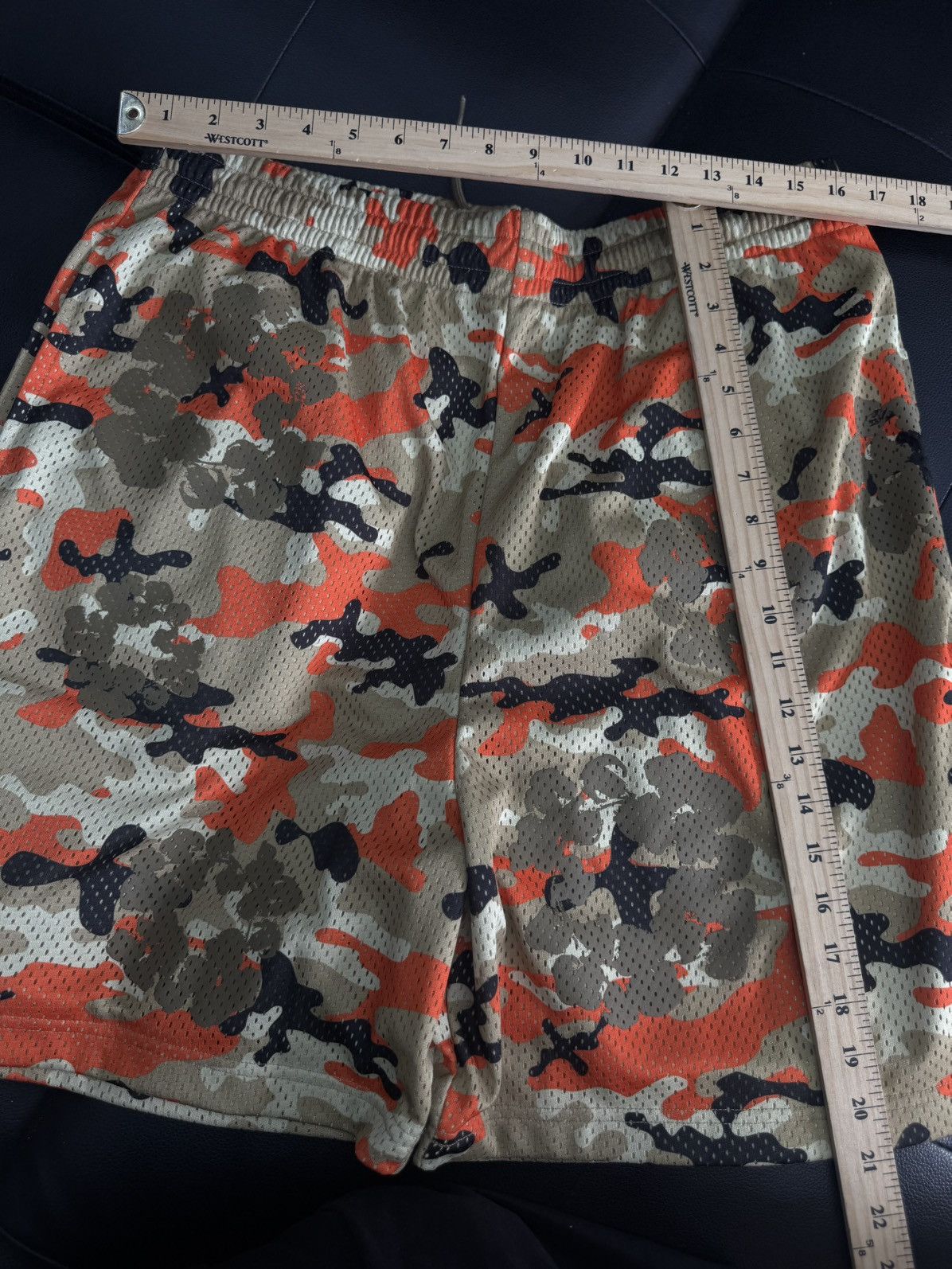DENIM TEARS Denim Tears Mesh Summer Shorts Tan/Orange Size XL (NEW) Size US 36 / EU 52 - 6 Thumbnail