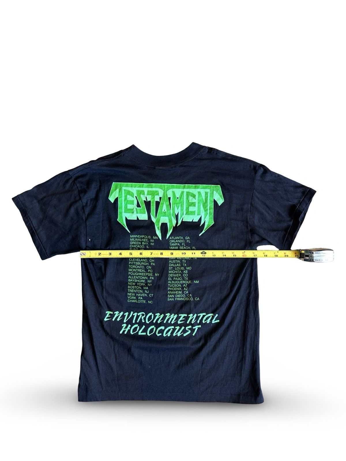 Band Tees × Vintage 1988 Testament "Criminal Minds Effect" tour tee Size US M / EU 48-50 / 2 - 5 Thumbnail