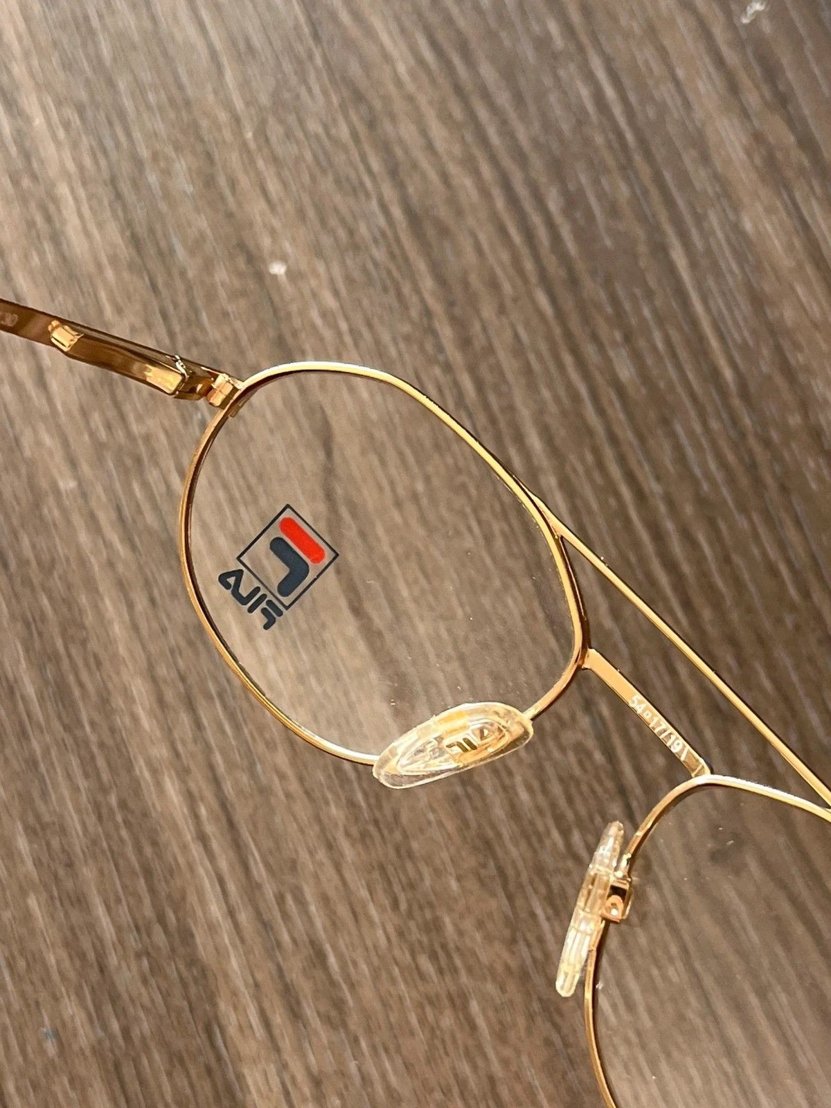 Fila FILA Eyeglass Frames Demo Lens Deadstock 6819 C 54-17 1980's Size ONE SIZE - 14 Thumbnail