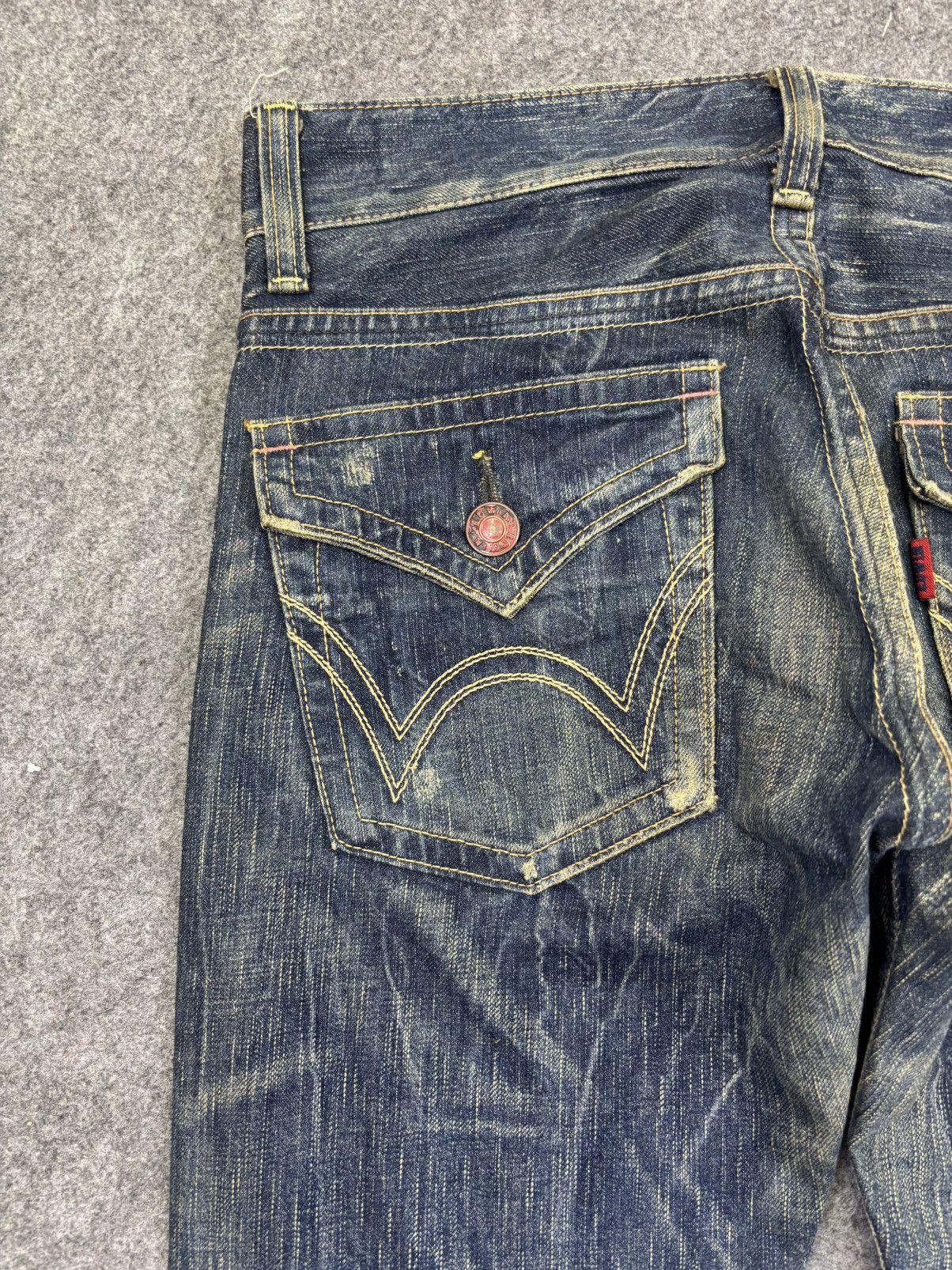 Edwin 💥Flare💥Vintage Edwin 503 Sick Fades Flare Denim F926 Size US 32 / EU 48 - 11 Thumbnail