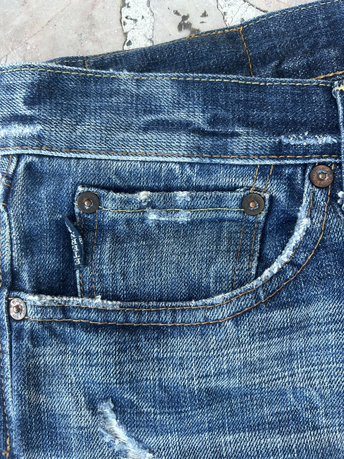 Eternal Eternal Japan Vintage Denim Distress Size US 33 - 6 Thumbnail