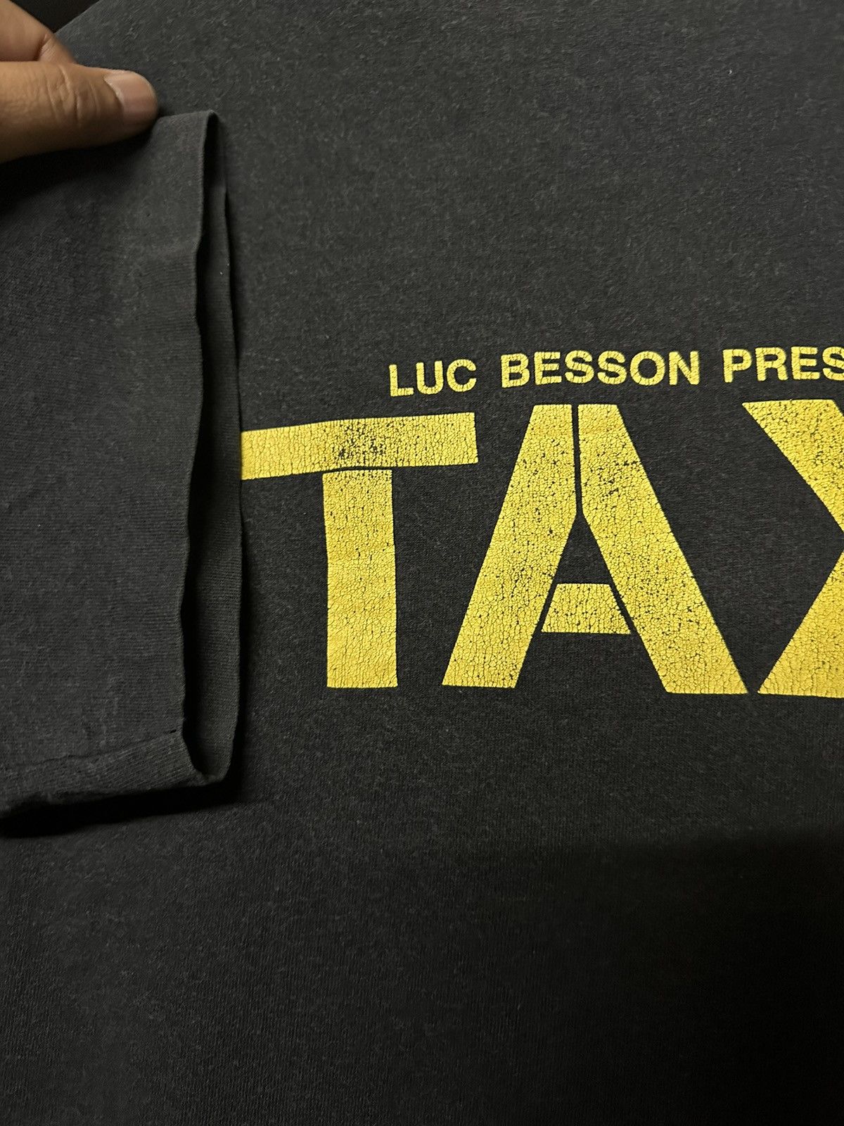 Vintage Vintage 90s Movie Taxi Luv Besson Faded Tee Size US M / EU 48-50 / 2 - 4 Thumbnail