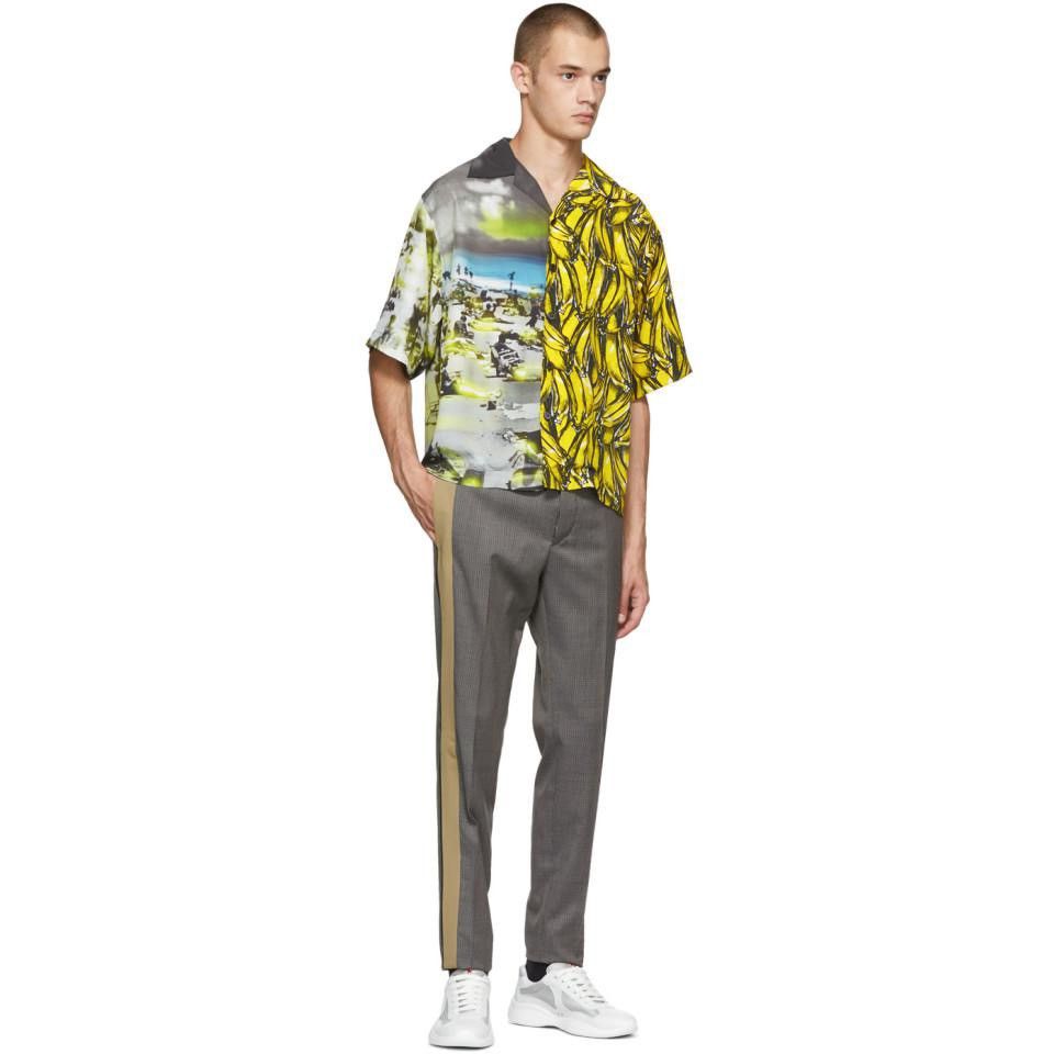 Prada Split bowling shirt (Viscose) Size US XS / EU 42 / 0 - 2 Thumbnail