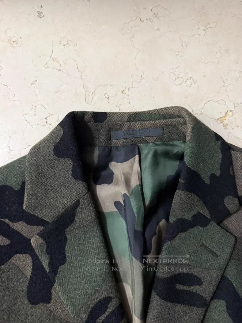 Valentino Valentino Camouflage wool coat Size US M / EU 48-50 / 2 - 4 Thumbnail