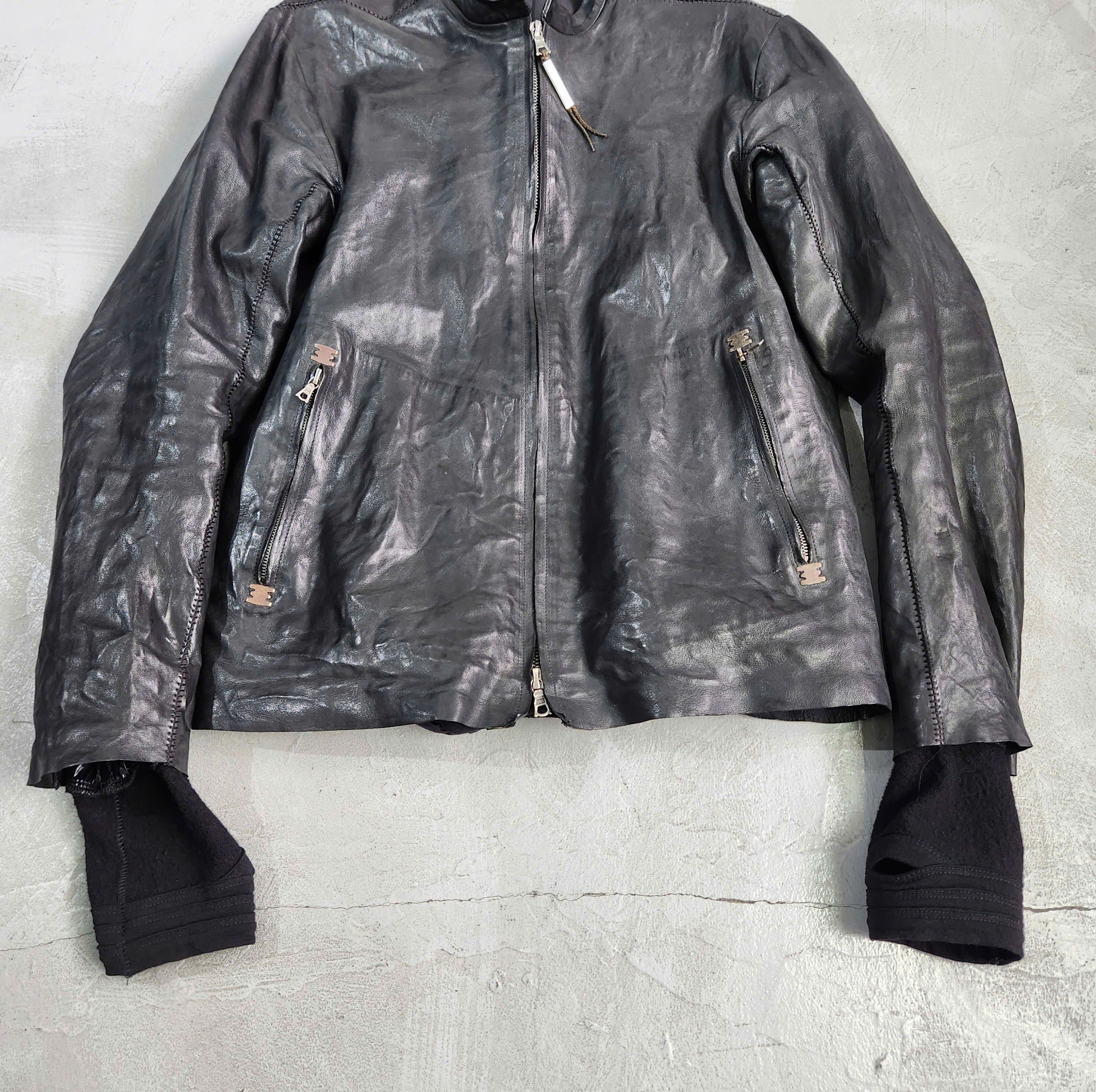 Isaac Sellam Experience Issac Sellam inflatable moto spine lamb leather jacket Size US L / EU 52-54 / 3 - 6 Thumbnail