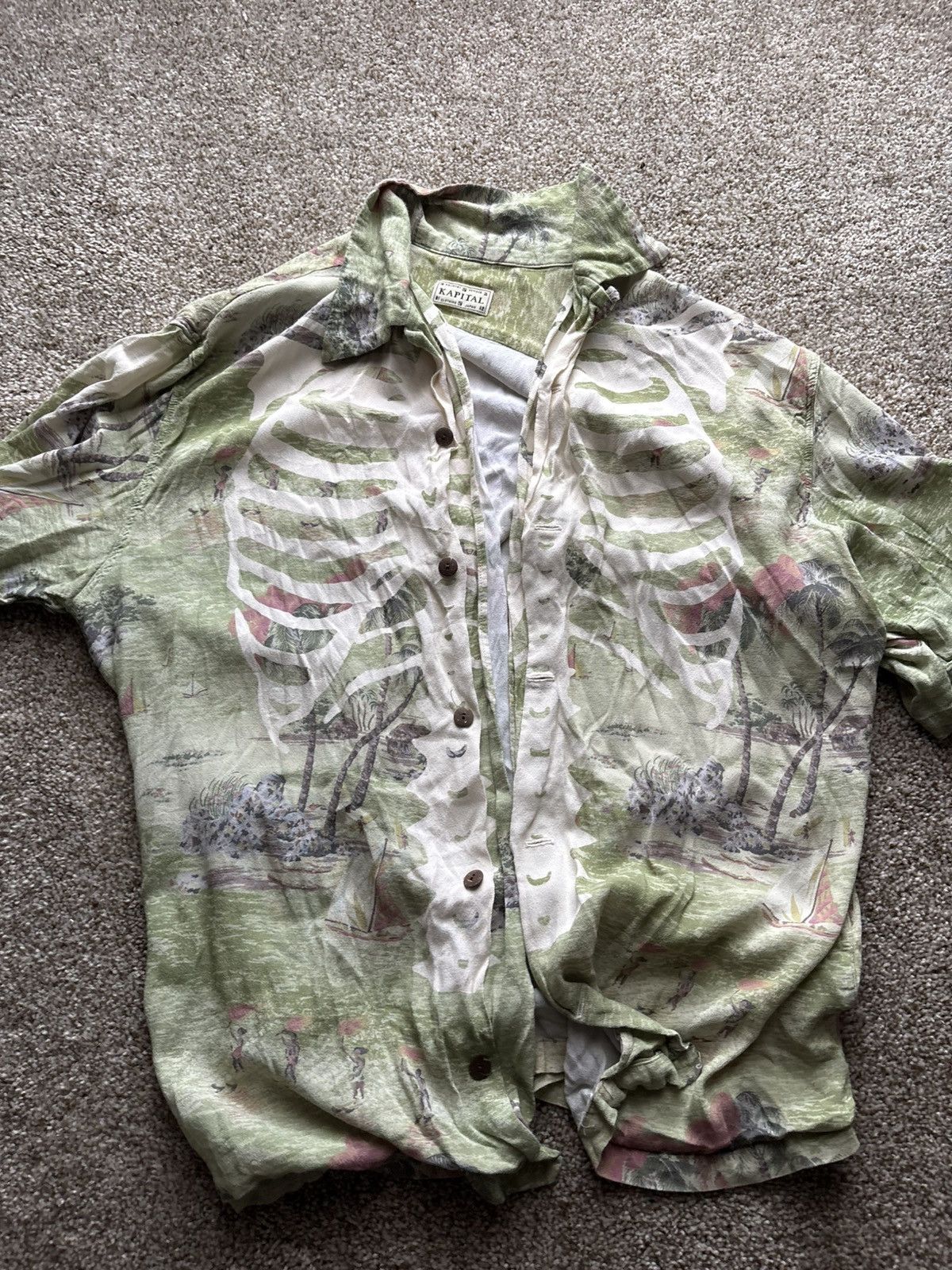 Kapital Green Kapital Button Up Size US S / EU 44-46 / 1 - 1 Thumbnail
