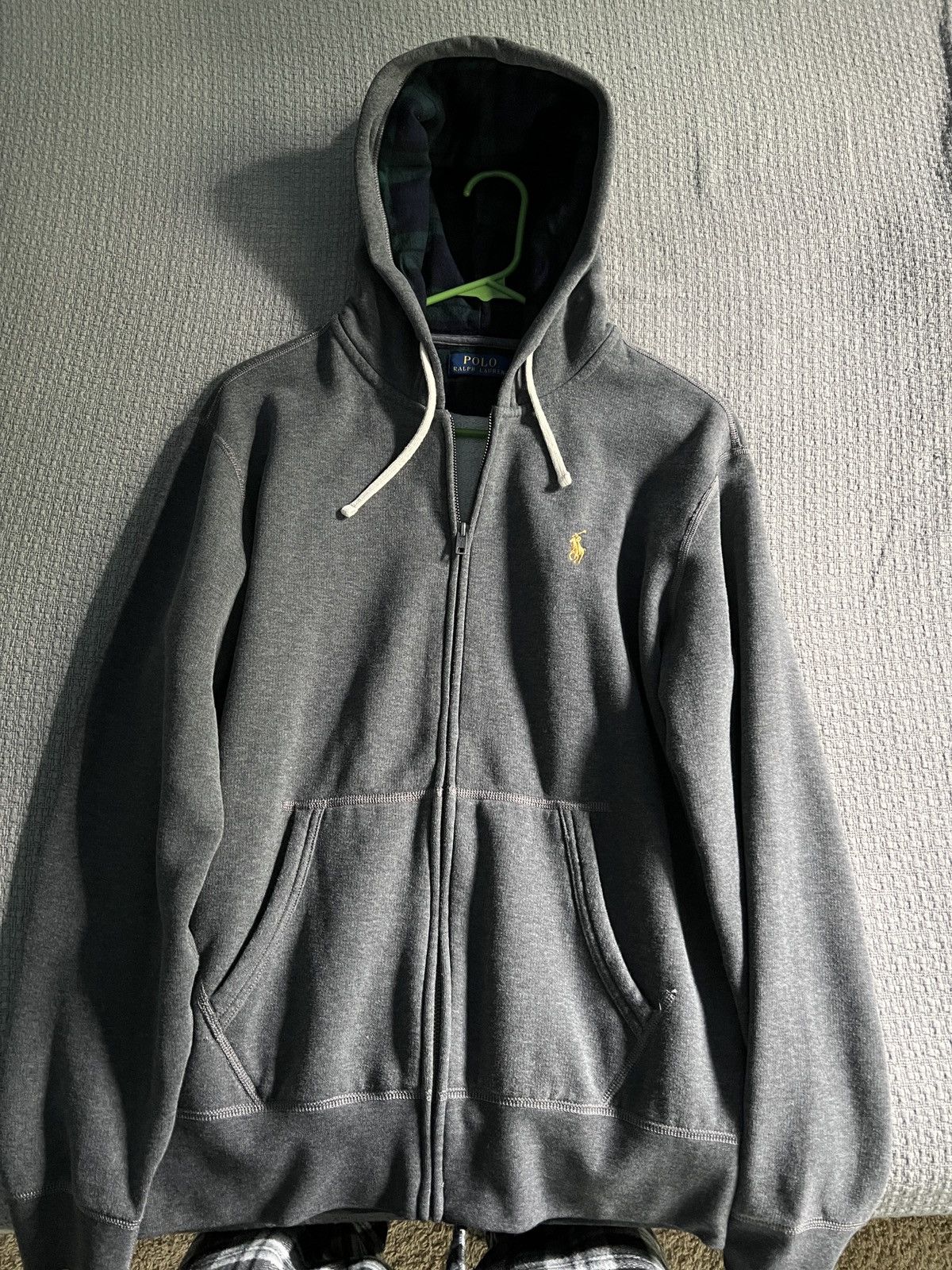 Polo Ralph Lauren Polo Ralph Lauren Men's Grey Full Zip Hoodie Size US S / EU 44-46 / 1 - 1 Thumbnail