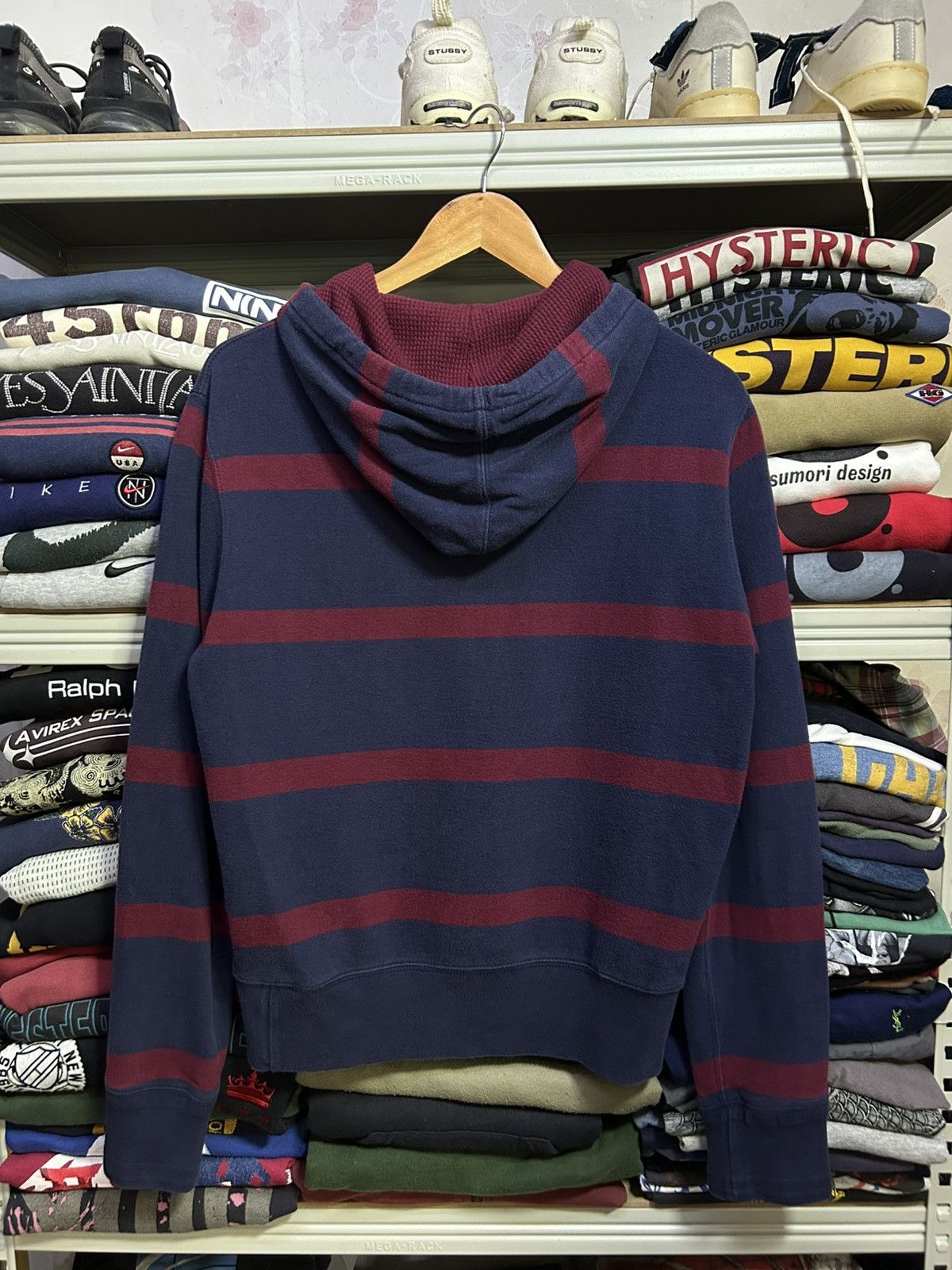 Polo Ralph Lauren Vintage polo ralph lauren striped hoodie small pony Size US M / EU 48-50 / 2 - 4 Thumbnail