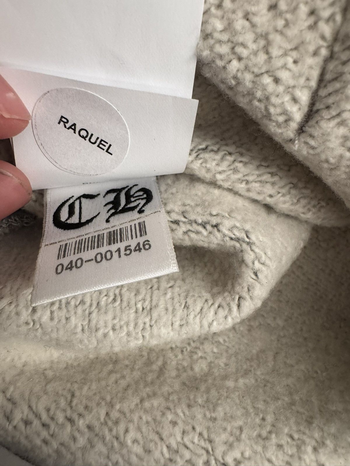 Chrome Hearts Chrome Hearts Paper Jam Cross Hoodie 'Heather Grey' Size US S / EU 44-46 / 1 - 12 Thumbnail