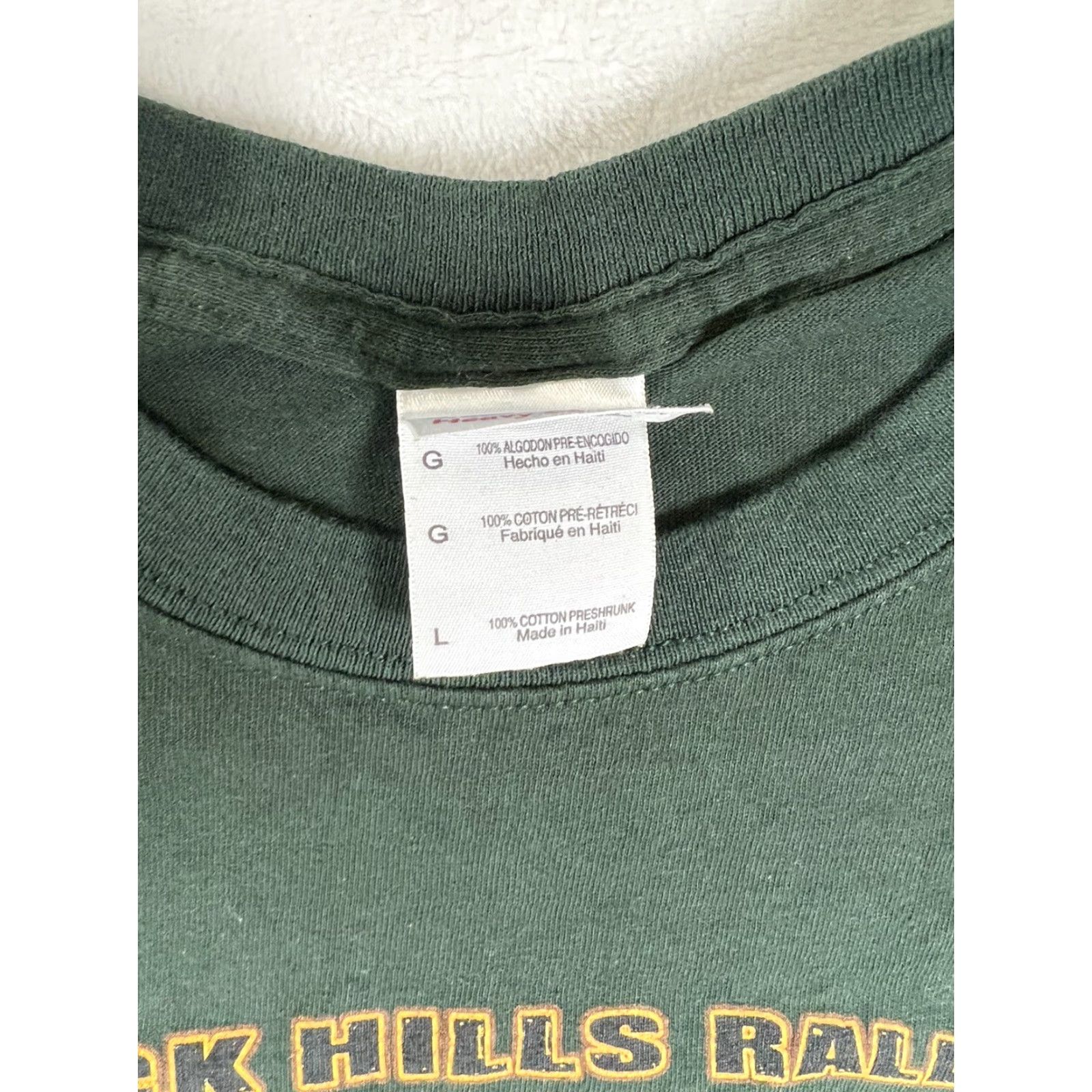Vintage VINTAGE Sturgis T-Shirt Size L 2010 70th Anniversary Biker Hog Design Men Crew Neck Short Sleeve Black Cotton Shirt Size US L / EU 52-54 / 3 - 4 Thumbnail
