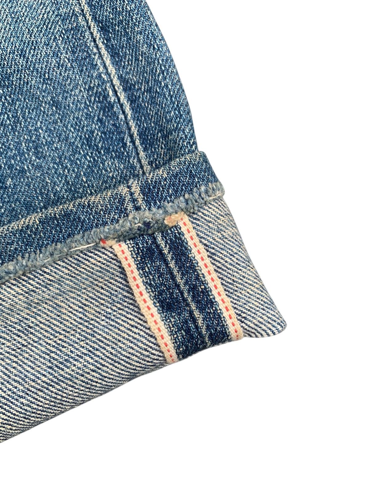 Levi's TRASHER💥VINTAGE LEVIS BIG E SELVEDGE DAMAGE DISTRESSED DENIM Size US 31 - 11 Thumbnail