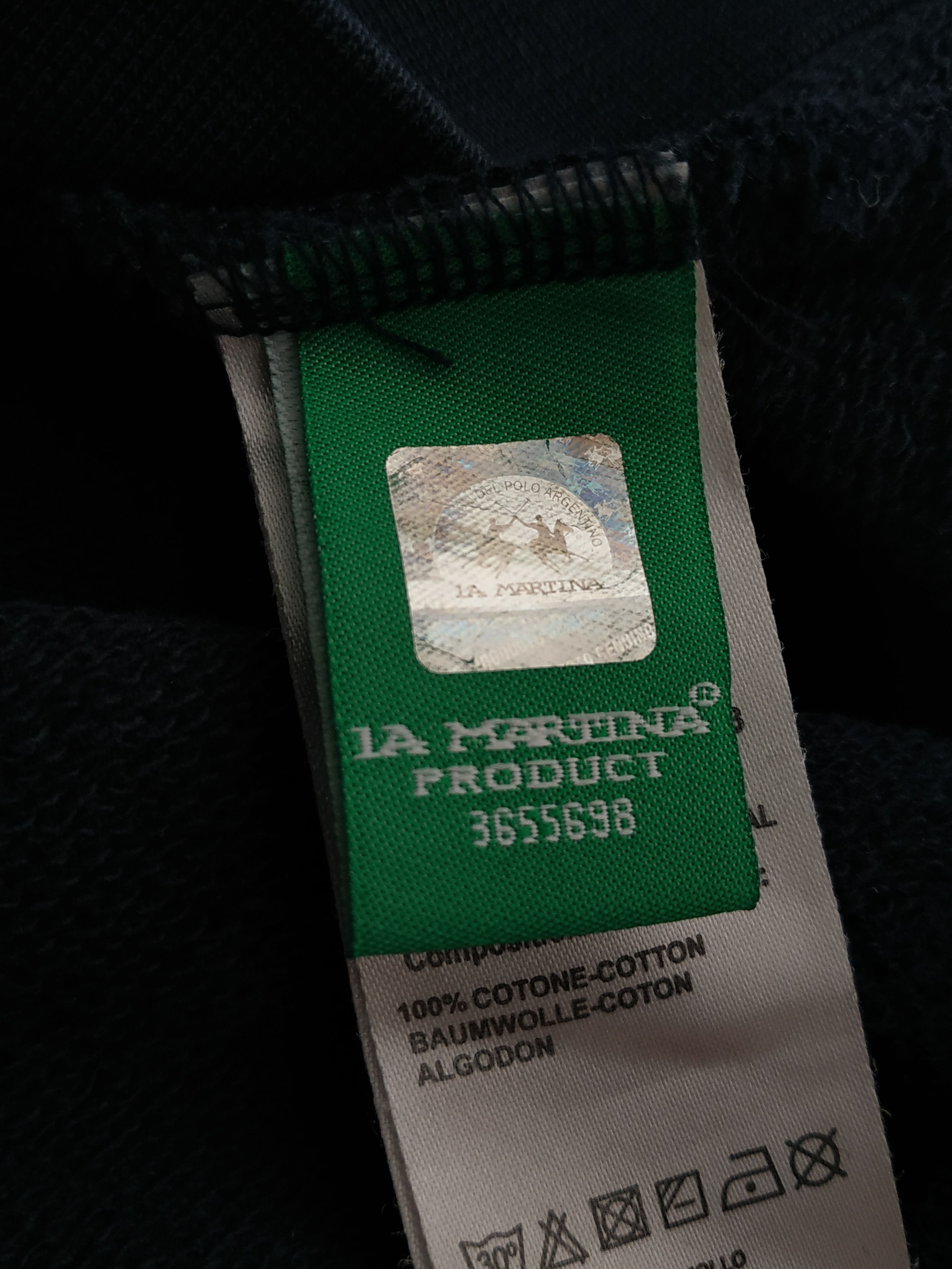 La Martina La Martina Argentina Polo Club Men's Sweatshirt, s. MEDIUM Size US M / EU 48-50 / 2 - 10 Thumbnail
