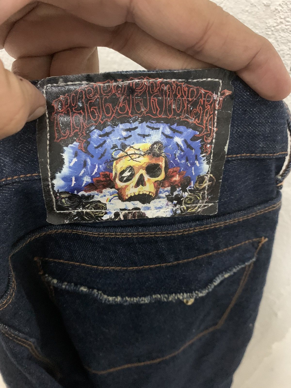 Japanese Brand × Jean Punk ripped zipper leg denim Size 30" / US 8 / IT 44 - 14 Thumbnail