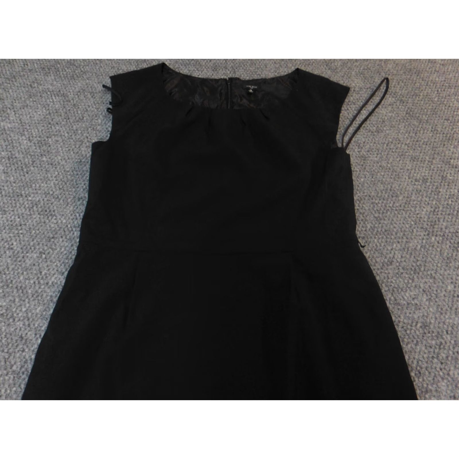 Nine West Nine West Womens dress 14 black midi lined zip a-line suit Size XL / US 12-14 / IT 48-50 - 3 Thumbnail