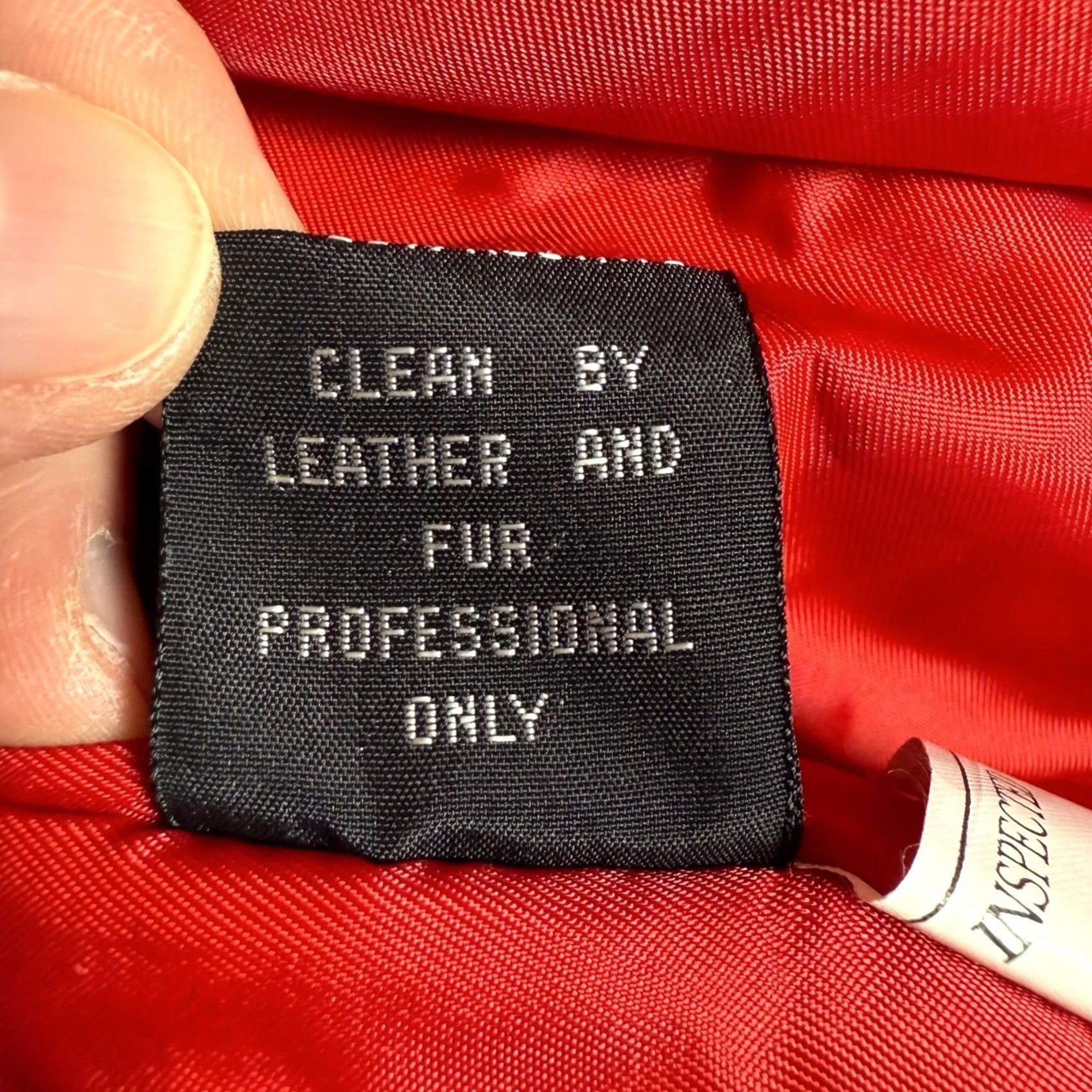 Doublet VINTAGE Red Leather Fox Fur Hooded Coat Jacket XL Womens Double Breasted Luxury Size XL / US 12-14 / IT 48-50 - 5 Thumbnail