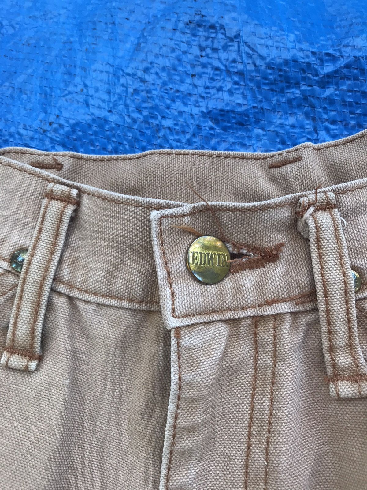Carhartt × Edwin VINTAGE 80s EDWIN WORKWEAR PANTS Size US 28 / EU 44 - 14 Thumbnail