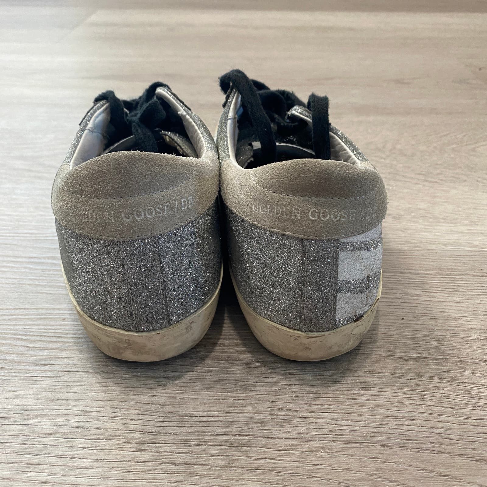 Golden Goose Golden Goose Superstar GGDB Glitter Flag Sneakers Shoes W38 Size US 8 / IT 38 - 4 Thumbnail