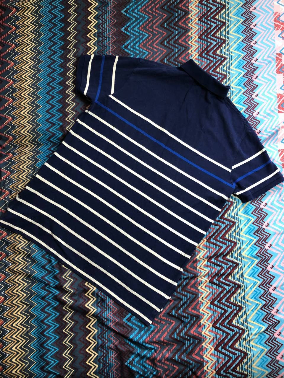 Polo Ralph Lauren Vintage 90s Polo Ralph Lauren Striped Cotton Polo Shirt Size US L / EU 52-54 / 3 - 9 Thumbnail