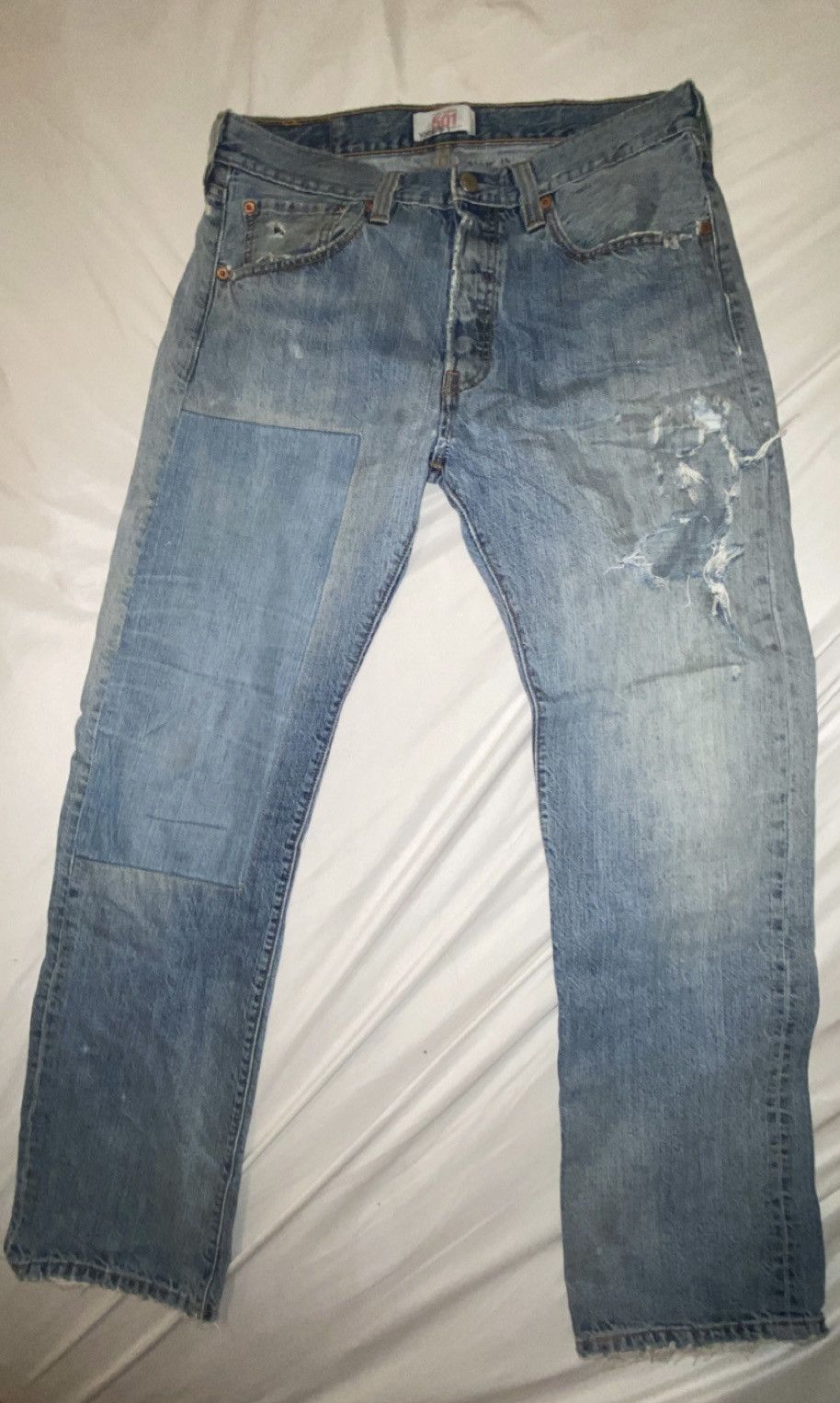 Levi's × Vintage Vintage 90s Levis 503 Faded Blue Jeans Size US 32 / EU 48 - 1 Thumbnail