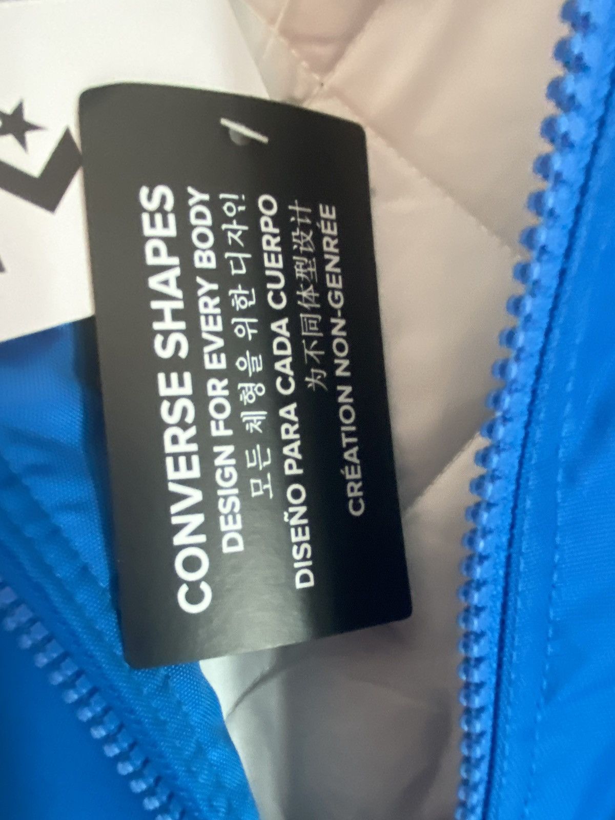 Ader Error Converse x ADER ERROR SHAPES Varsity Jacket Cobalt Size US L / EU 52-54 / 3 - 9 Thumbnail