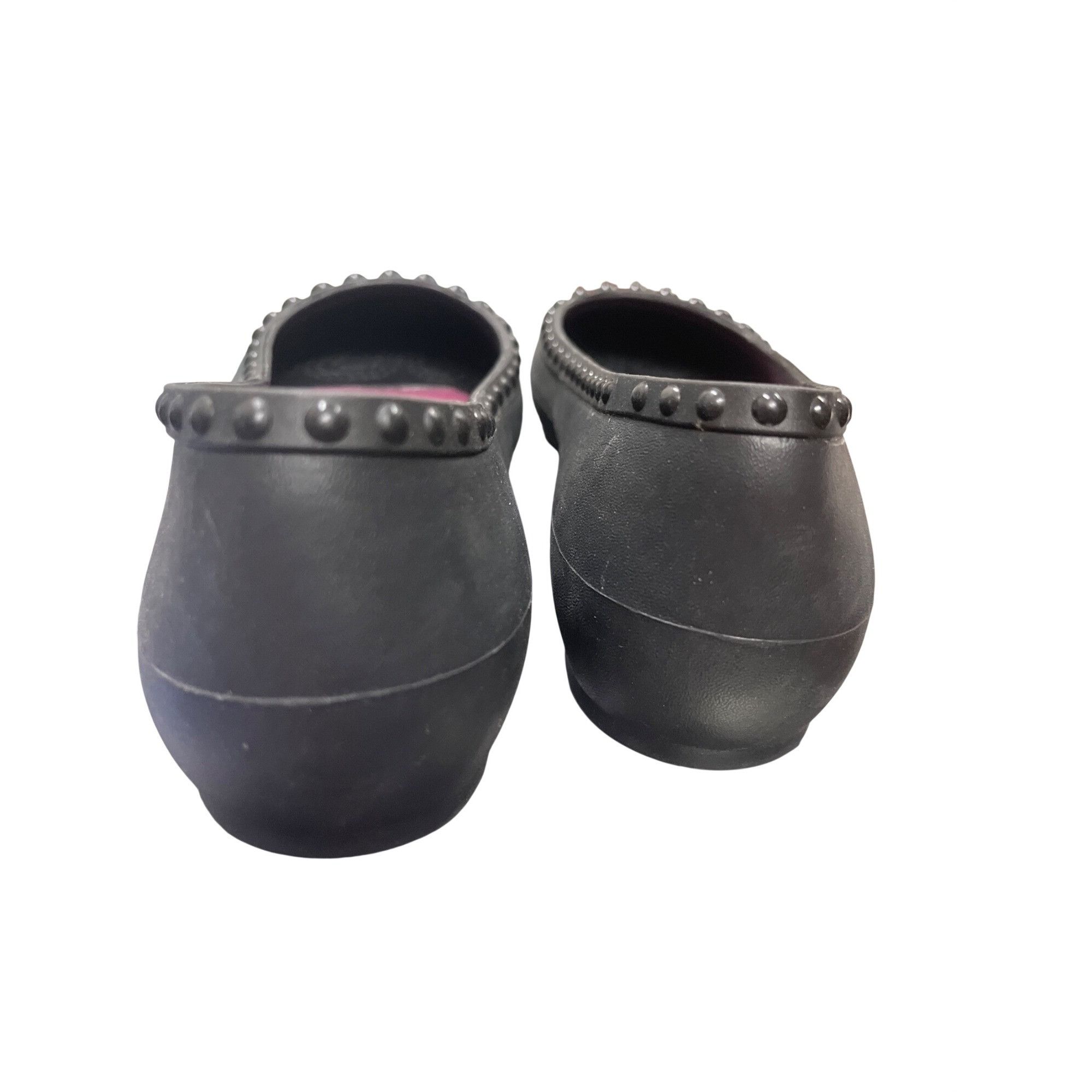 Crocs Crocs womans black rubber slip on casual shoes sz 6 SKU 10-1 Size US 6 / IT 36 - 7 Thumbnail