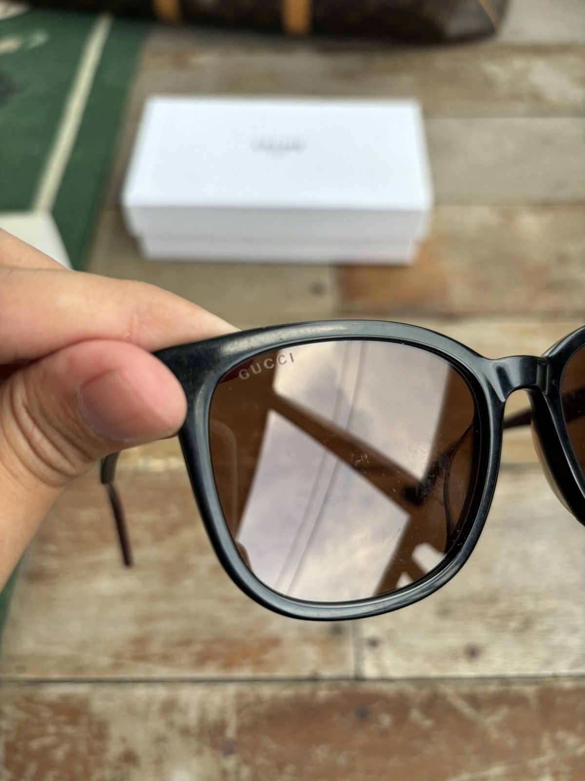 Gucci GUCCI 1001SK 002 Size ONE SIZE - 9 Thumbnail