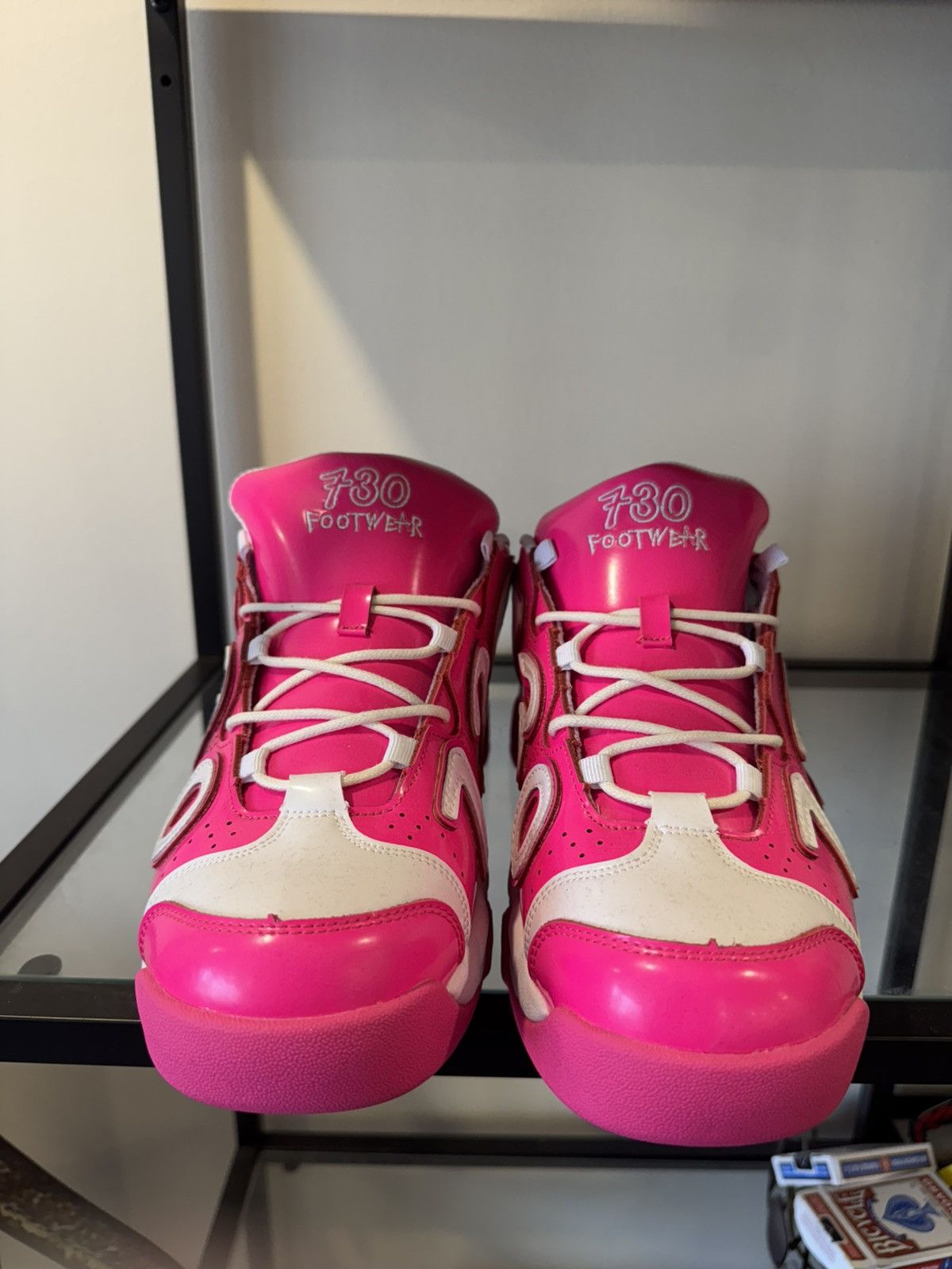 Asspizza Azzpizza 730 Baller Pro Footwear Sneakers Pink White Rare Size US 9.5 / EU 42-43 - 2 Thumbnail