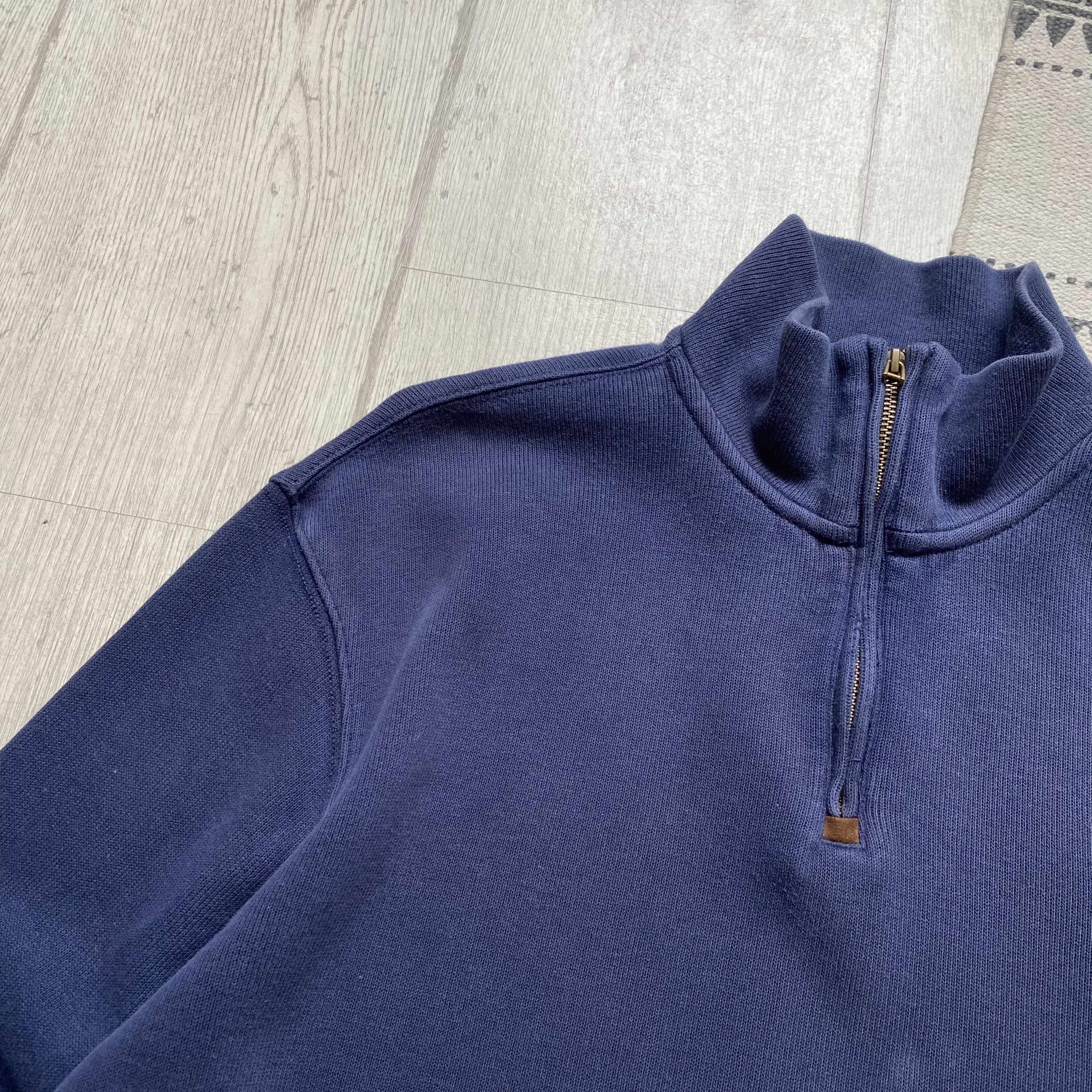 Polo Ralph Lauren Distressed Vintage Polo Ralph Lauren Sweater ¼ zip Faded Size US M / EU 48-50 / 2 - 5 Thumbnail