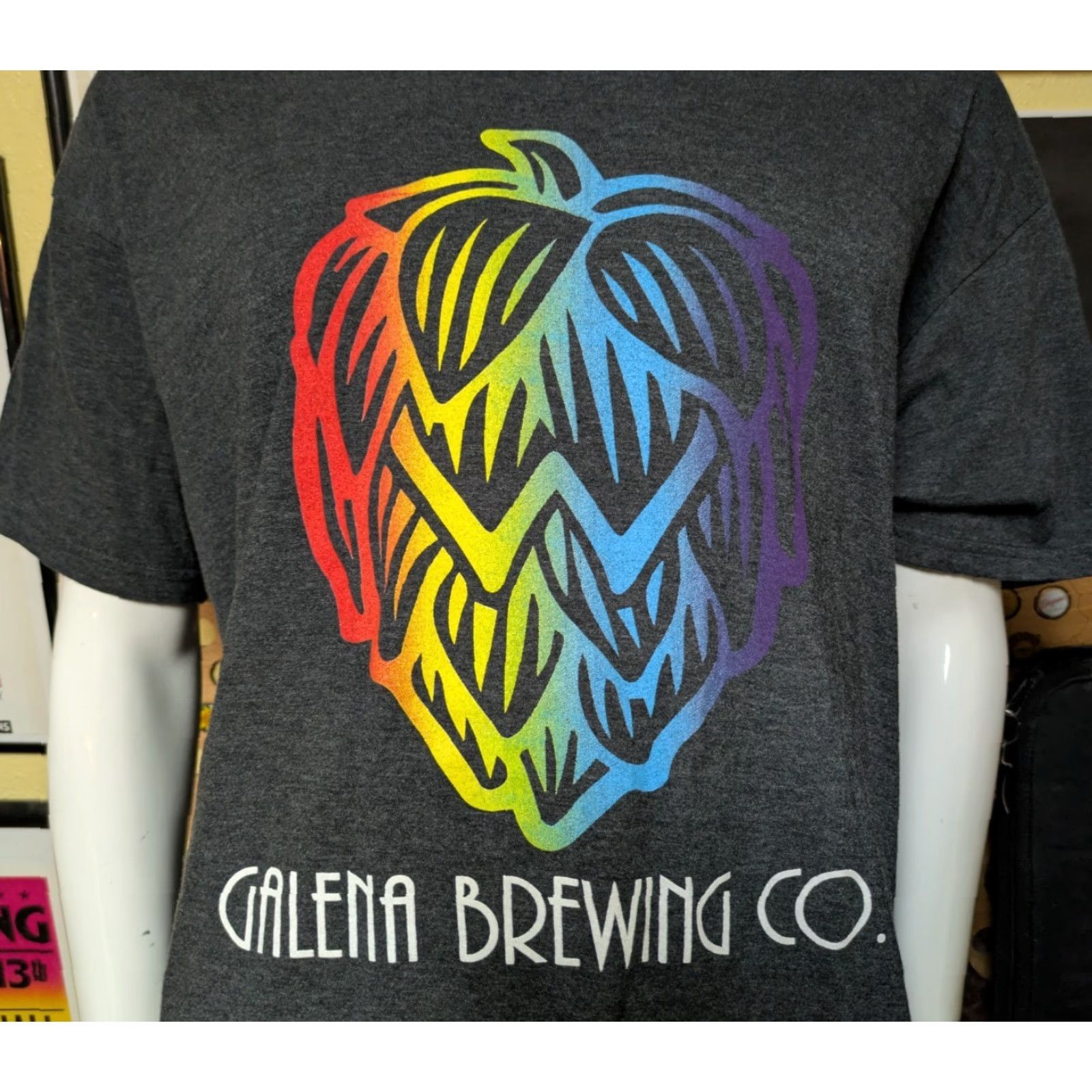 Vintage Galena Brewing Company Craft Beer Brewery IL Illinois T Shirt 2XL XXL Gray Cotton Blend Blue 84 Men Graphic Tee Bar Beer Size US XXL / EU 58 / 5 - 2 Thumbnail