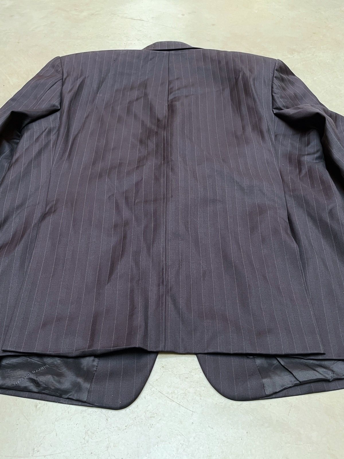 Pierre Cardin Lanificio Zegna Pierre Cardin Super120s Pinstripe Blazer XL Size 46R - 9 Thumbnail
