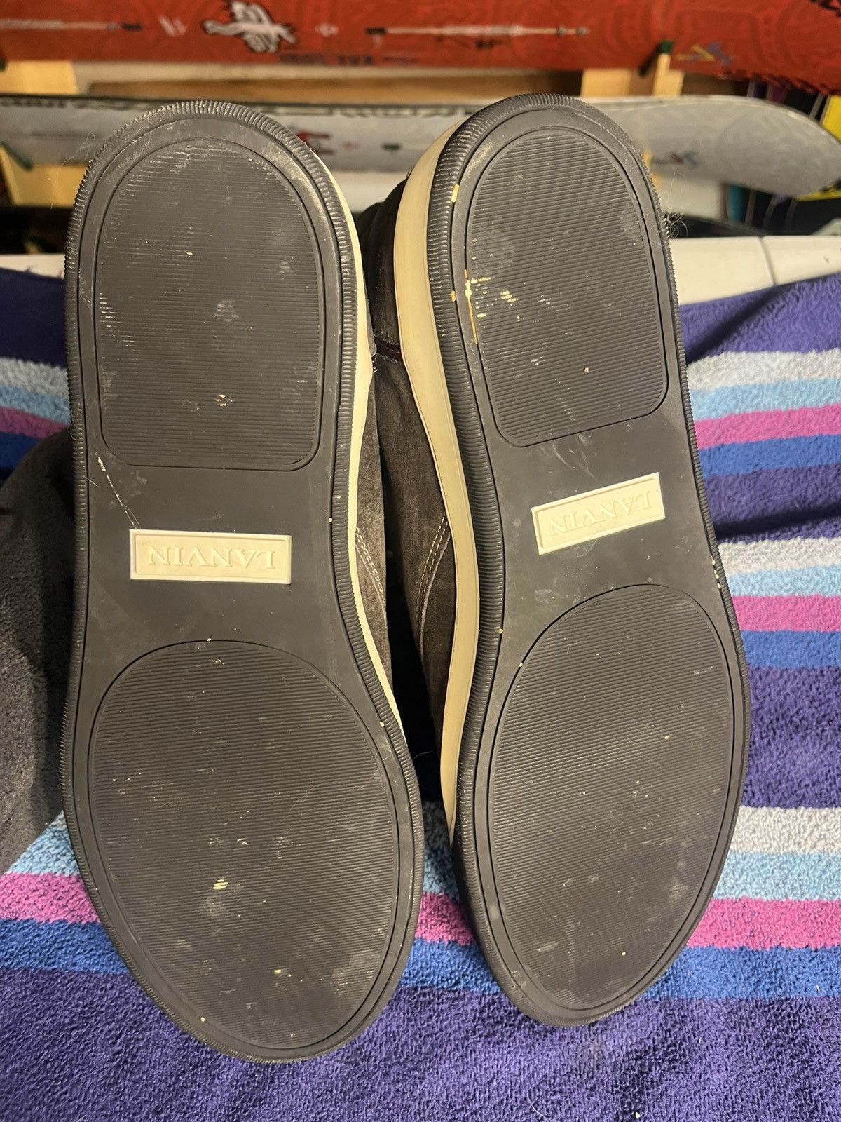 Lanvin Lanvin Midtop Sued Size US 11 / EU 44 - 5 Thumbnail