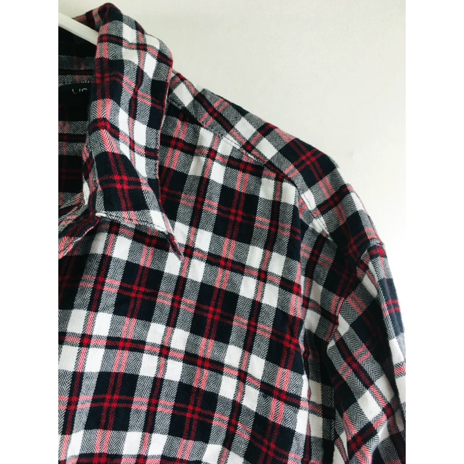 Chaps Chaps Shirt Men's Casual Button Up Long Sleeve Check Plaid Cotton Size L Size US L / EU 52-54 / 3 - 3 Thumbnail