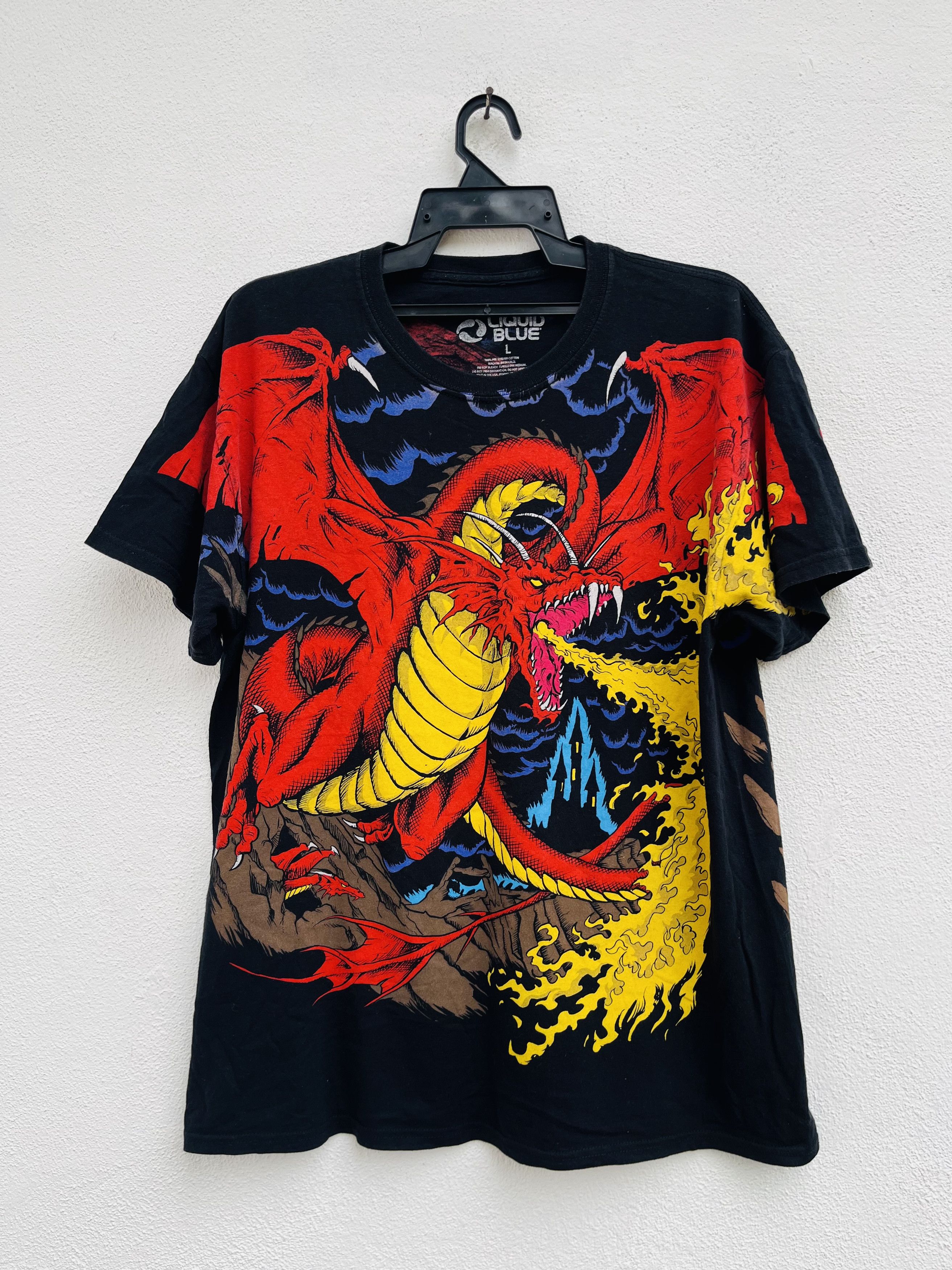 Liquid Blue Vintage Liquid Blue Streetwear Fashion Style Size US L / EU 52-54 / 3 - 1 Thumbnail