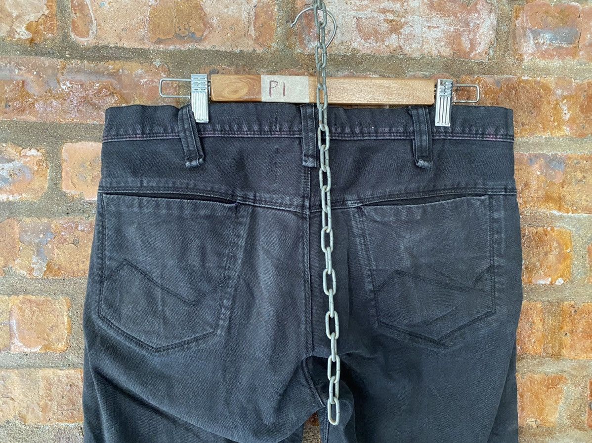 Japanese Brand × Lad Musician × Nonnative 2000s Nonactive black raw denim pants Size US 33 - 12 Thumbnail