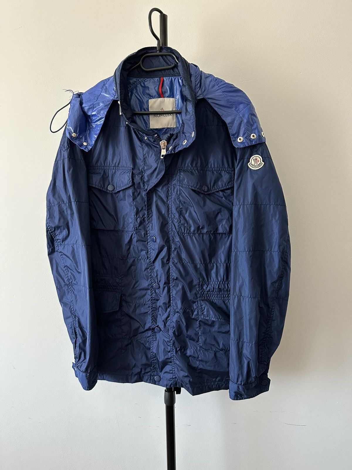 Moncler Moncler Clement light jacket nylon navy Size US L / EU 52-54 / 3 - 1 Thumbnail