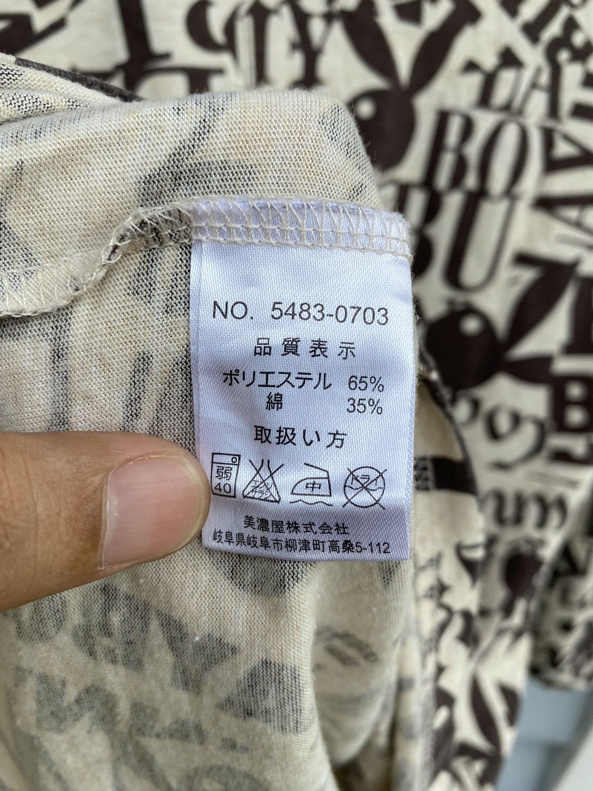 Playboy Playboy Bunny All Over Print Art Logo Longsleeve Japanese Size L / US 10 / IT 46 - 14 Thumbnail