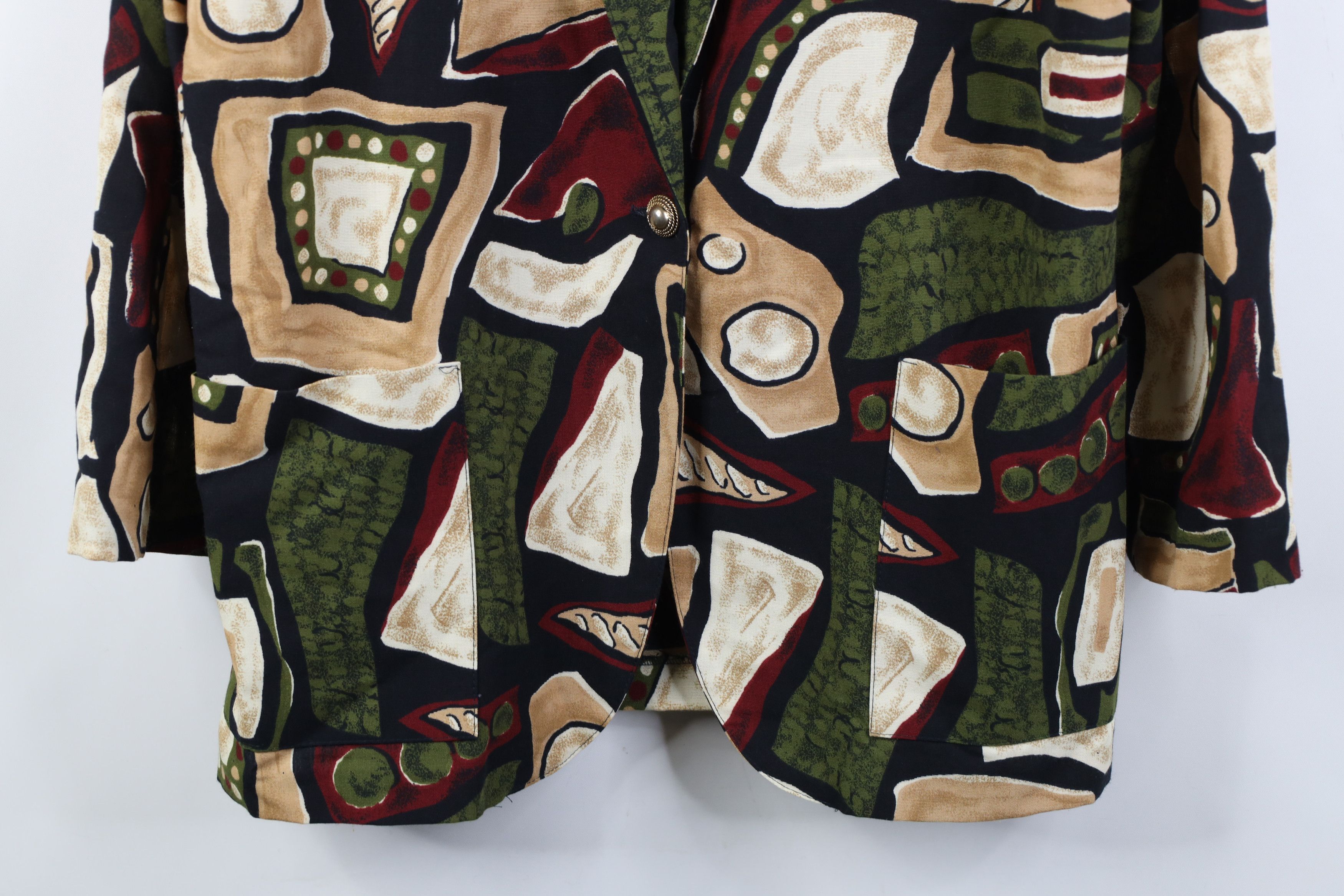 Vintage Vintage 90s Streetwear Blend Art Abstract Blazer Jacket US Size XL / US 12-14 / IT 48-50 - 3 Thumbnail
