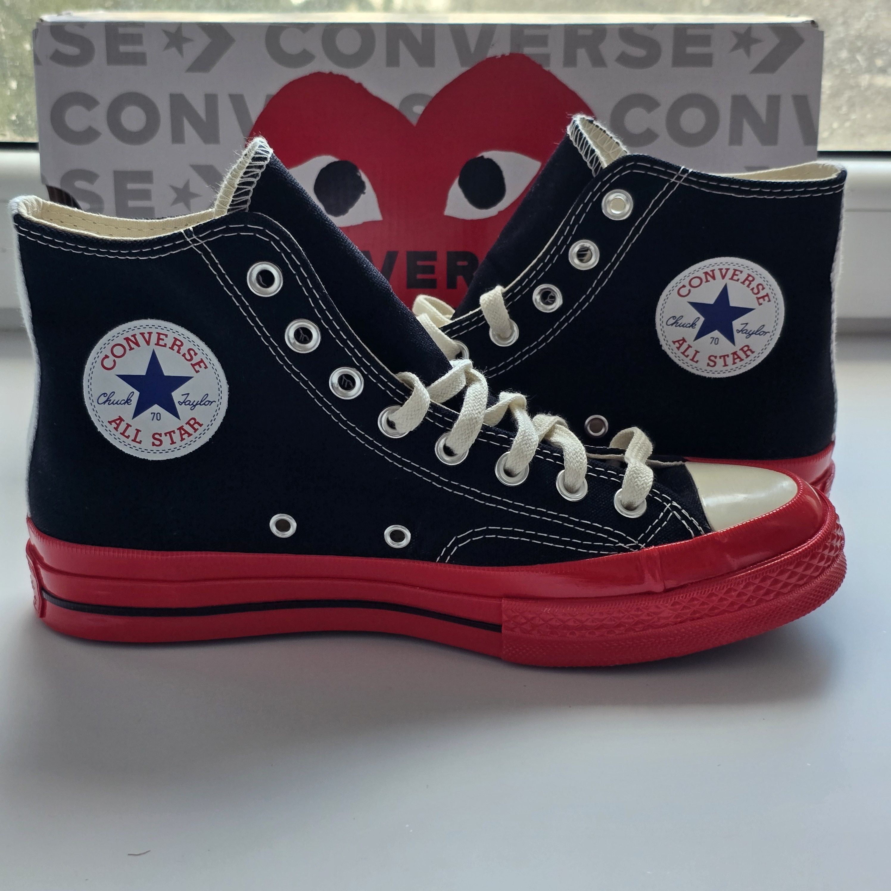Comme des Garcons PLAY × Converse Converse Chuck 70 x Comme des Garçons PLAY Size US 9.5 / IT 39.5 - 4 Thumbnail