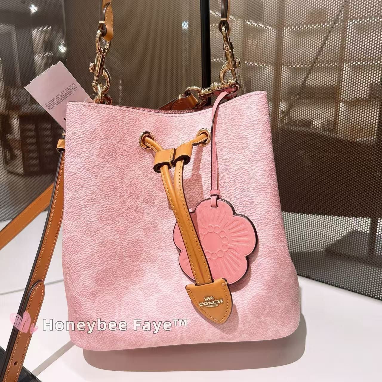 Coach Rowan Bucket Bag In Signature Canvas With Charms CEA23 Size ONE SIZE - 5 Thumbnail