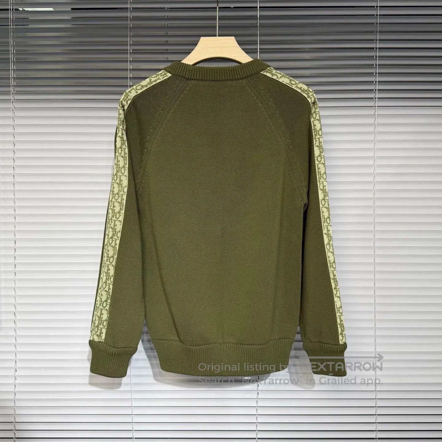 Dior DIOR Knit Sweater with Logo Sleeves XS. Size US XS / EU 42 / 0 - 2 Thumbnail