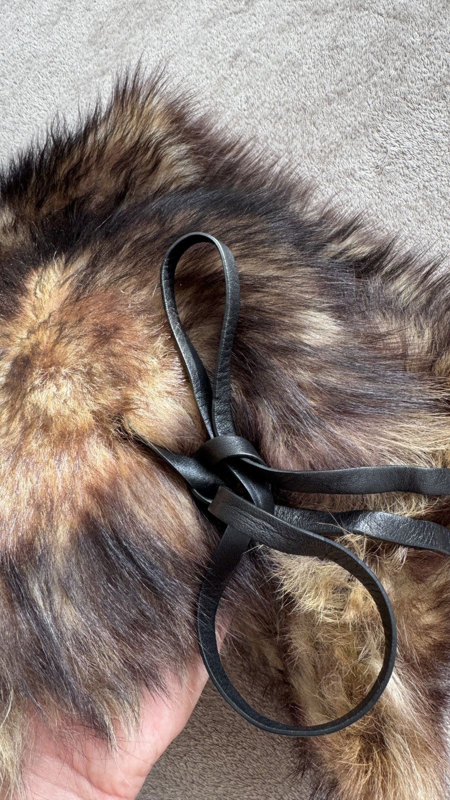 Giorgio Armani Giorgio Armani Fur Scarf Collar margiela gucci balenciaga Size ONE SIZE - 2 Thumbnail