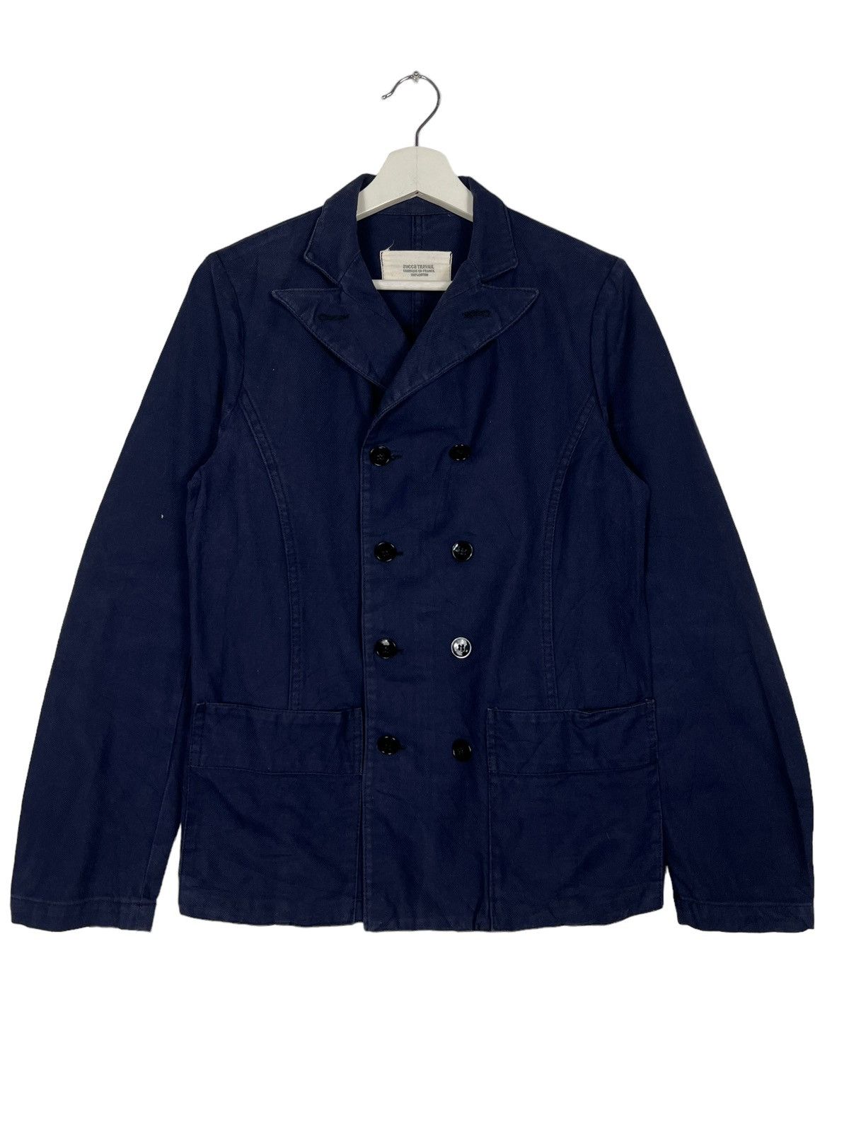 CABANE de ZUCCa 🔥 ZUCCA ISSEY MIYAKE NAVY USN JACKET Size US S / EU 44-46 / 1 - 2 Thumbnail