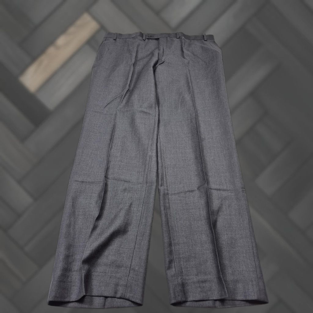 Ralph Lauren Lauren Ralph Lauren Dress Pants Mens 42x32 Gray Wool Flat Front NWT Office Size US 42 / EU 58 - 1 Thumbnail