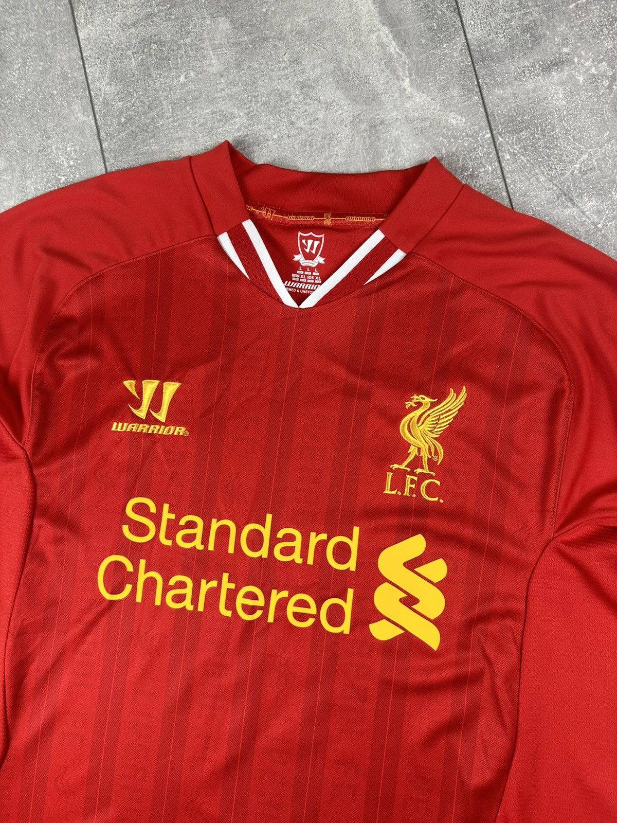 Warrior Warrior Liverpool FC 2013/14 Home Soccer Jersey #8 Gerrard Size US L / EU 52-54 / 3 - 6 Thumbnail