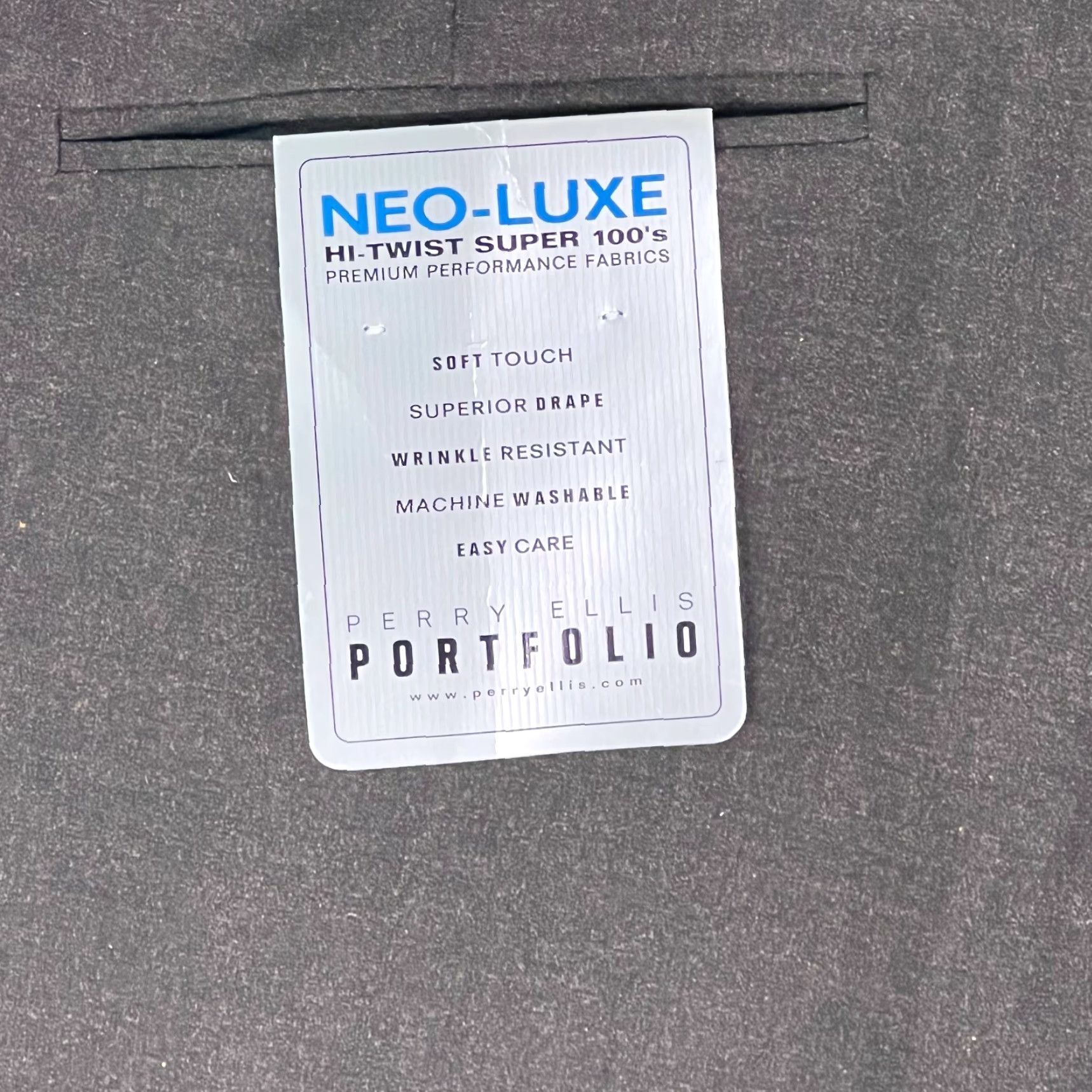 Perry Ellis Perry Ellis Portfolio Mens Neo Luxe Cuffed Hem Brown Dress Pants Size 36 L30 Mens Dress Pants Brown 36 Regular Inseam 30 Size US 36 / EU 52 - 7 Thumbnail