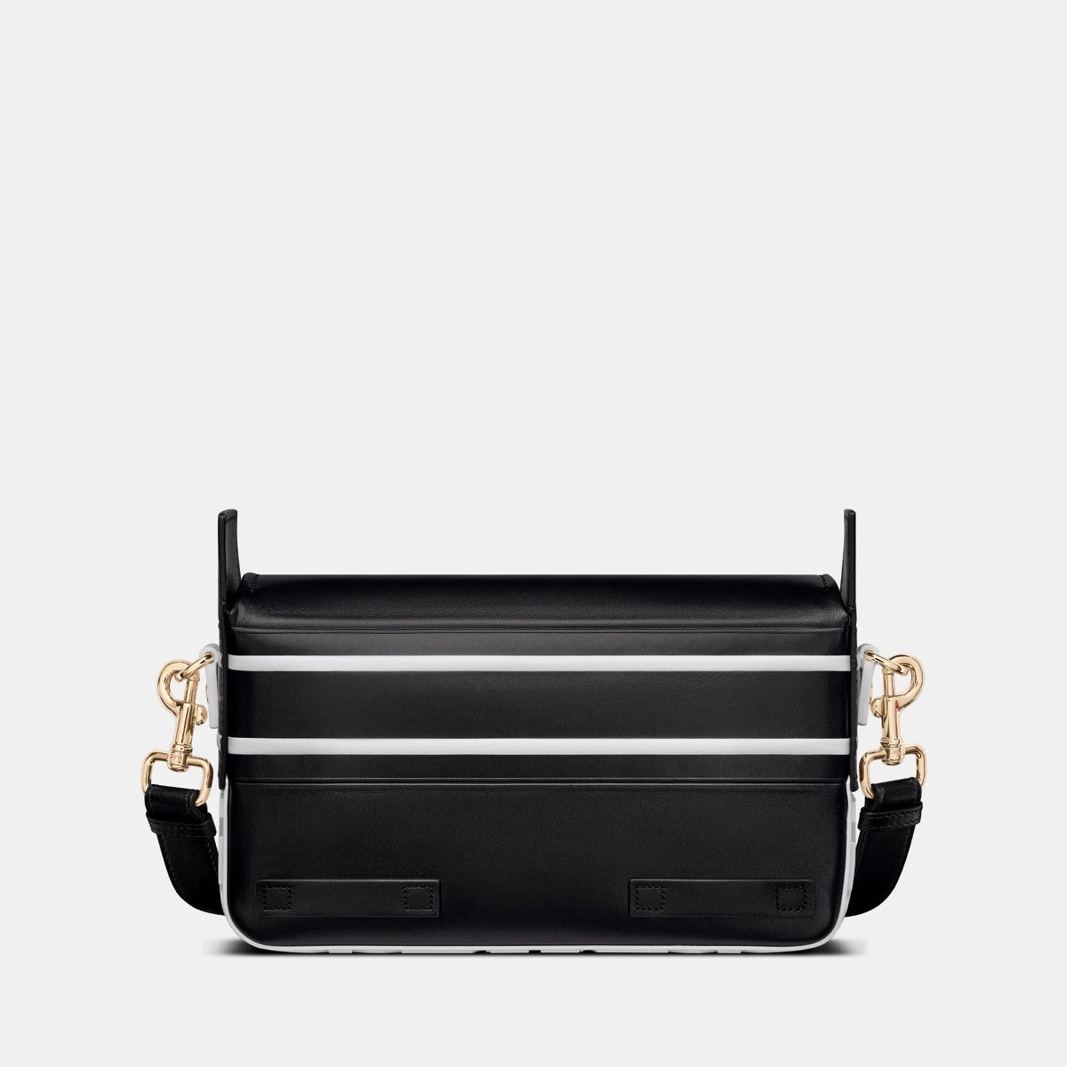 Dior o1bcso1str1124 Size: OS /Small Diorcamp Bag in Black/White Size ONE SIZE - 5 Thumbnail